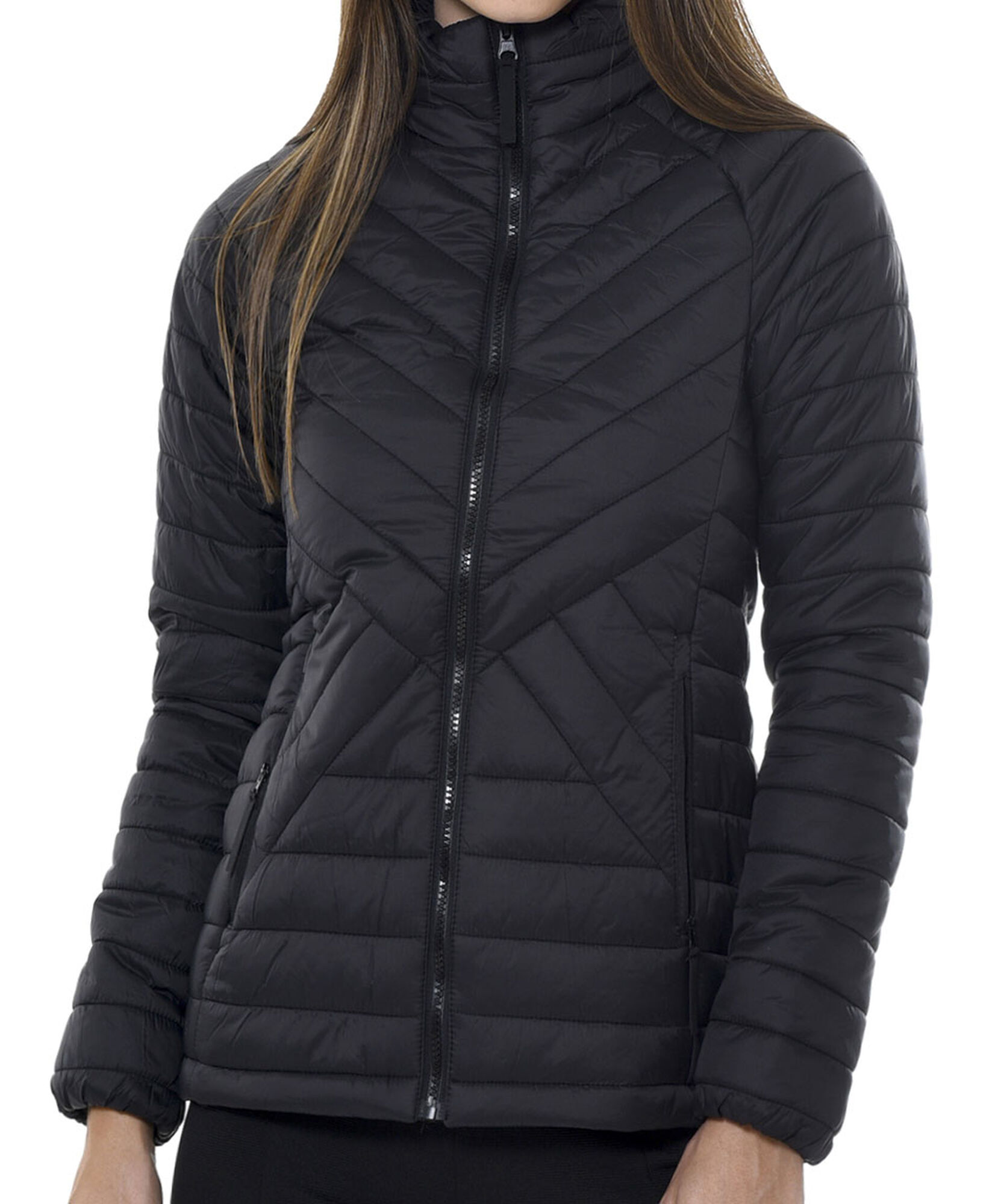 Parka entallada pespuntes Parka entallada pespuntes