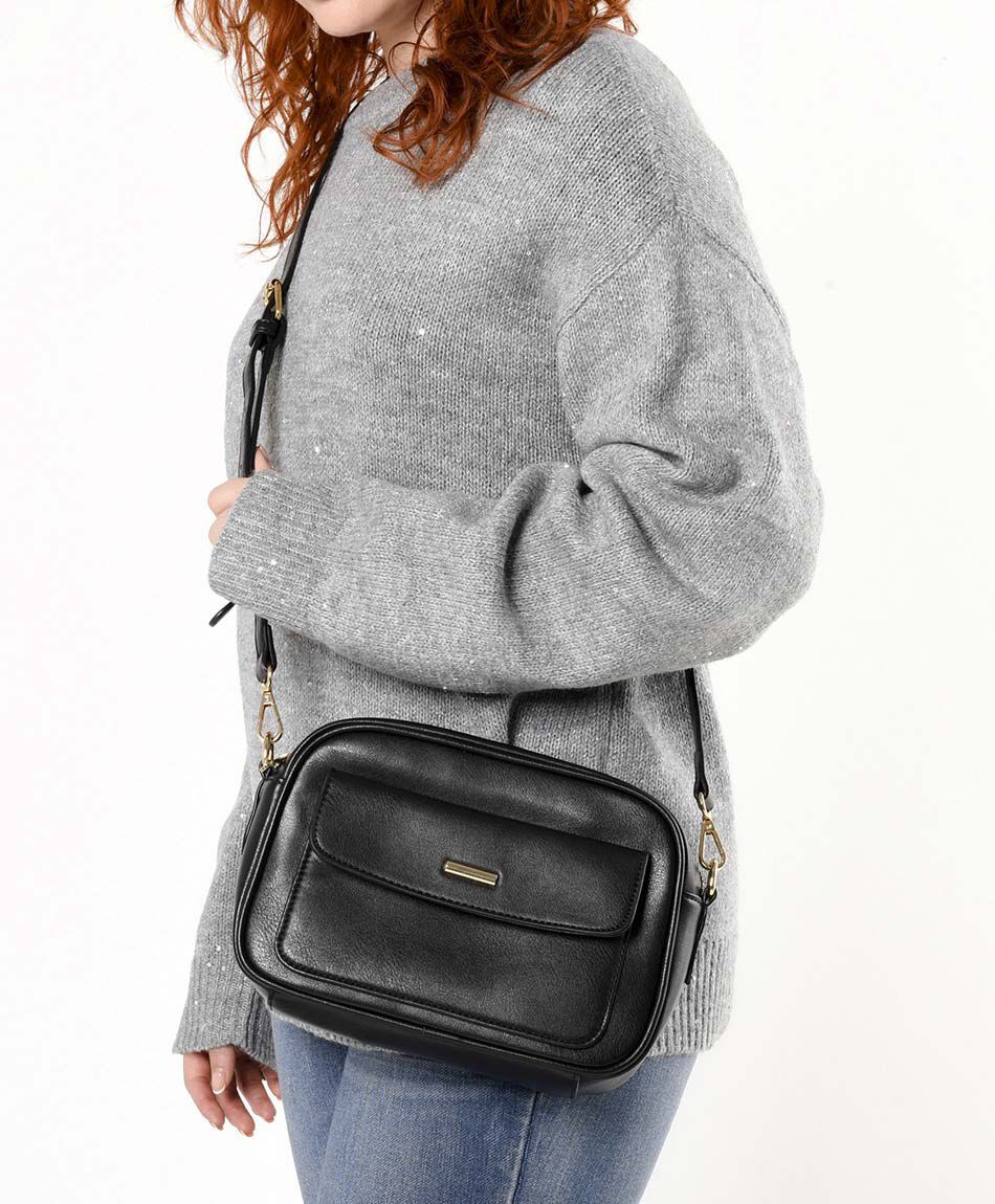 Mini cartera mujer clásica