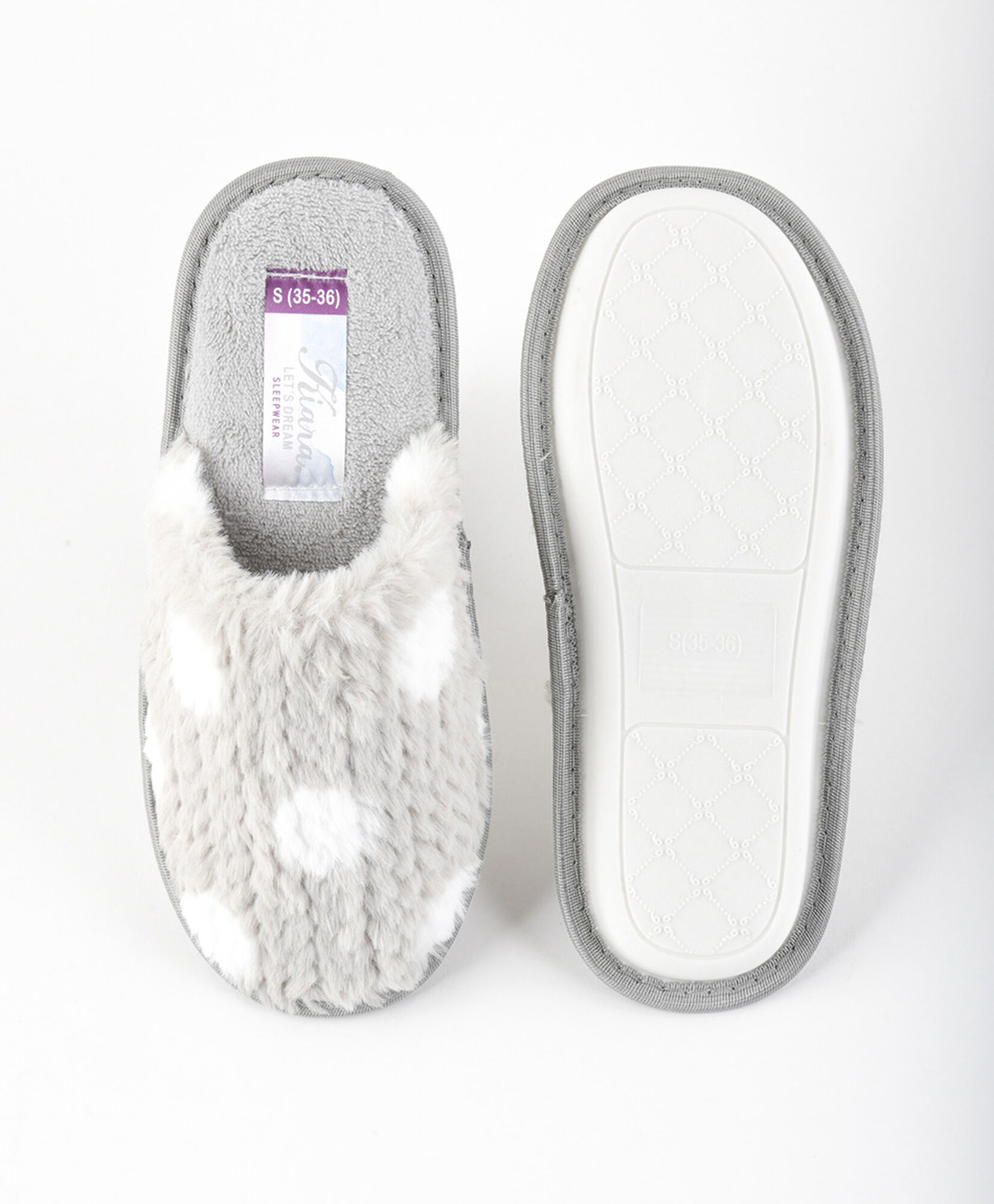 Pantufla mujer puntitos Pantufla mujer puntitos
