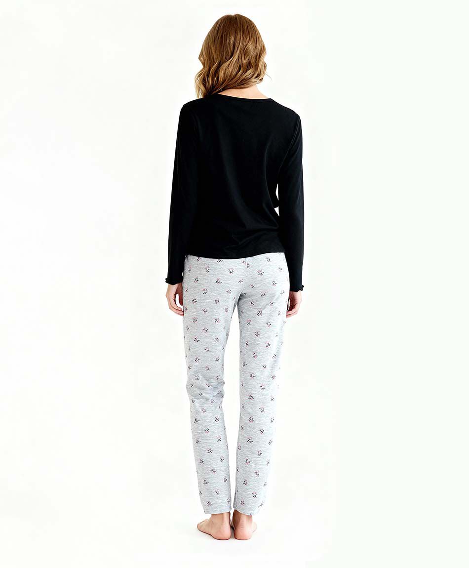 Pijama mujer florcitas