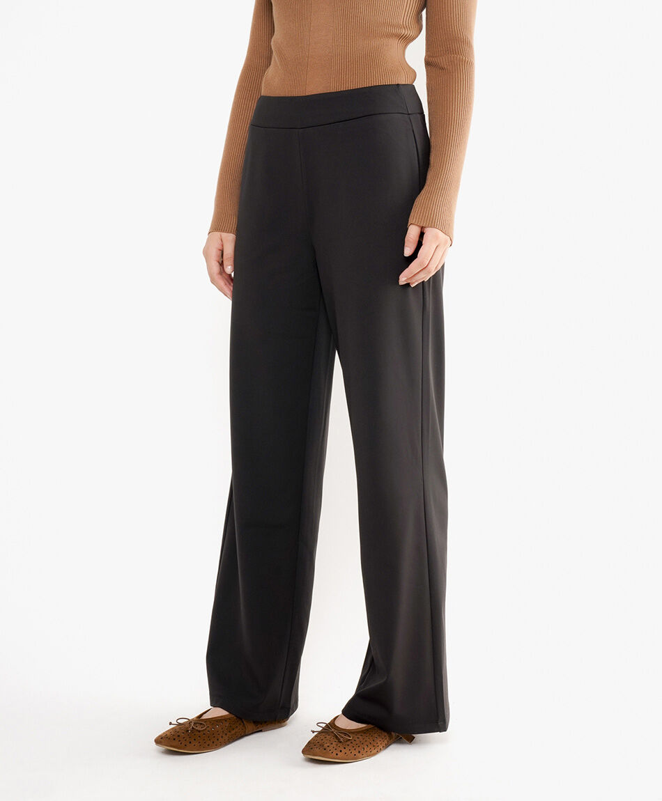 Pantal&oacute;n mujer tiro alto black