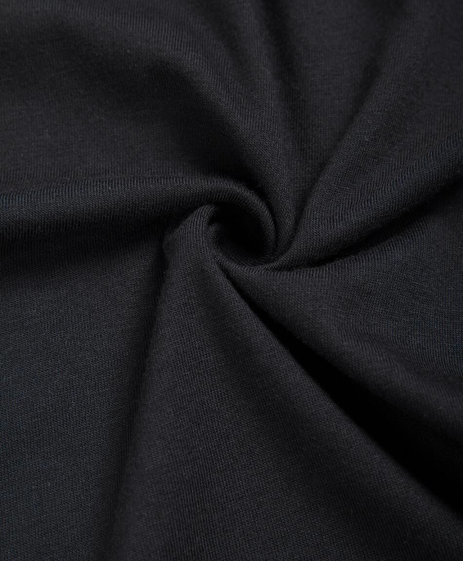 Polera deportiva mujer manga casquillo black