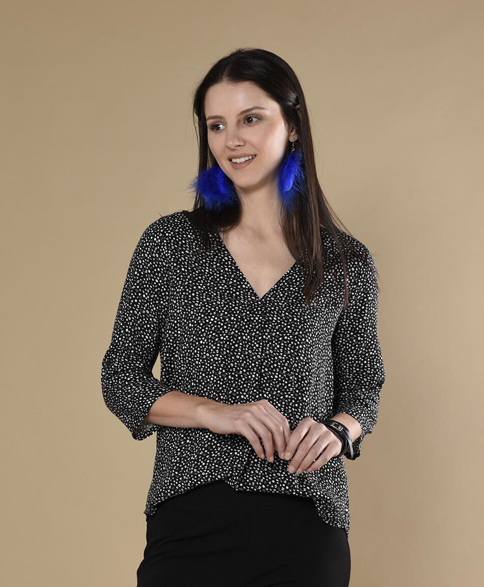 Blusa mujer florcitas