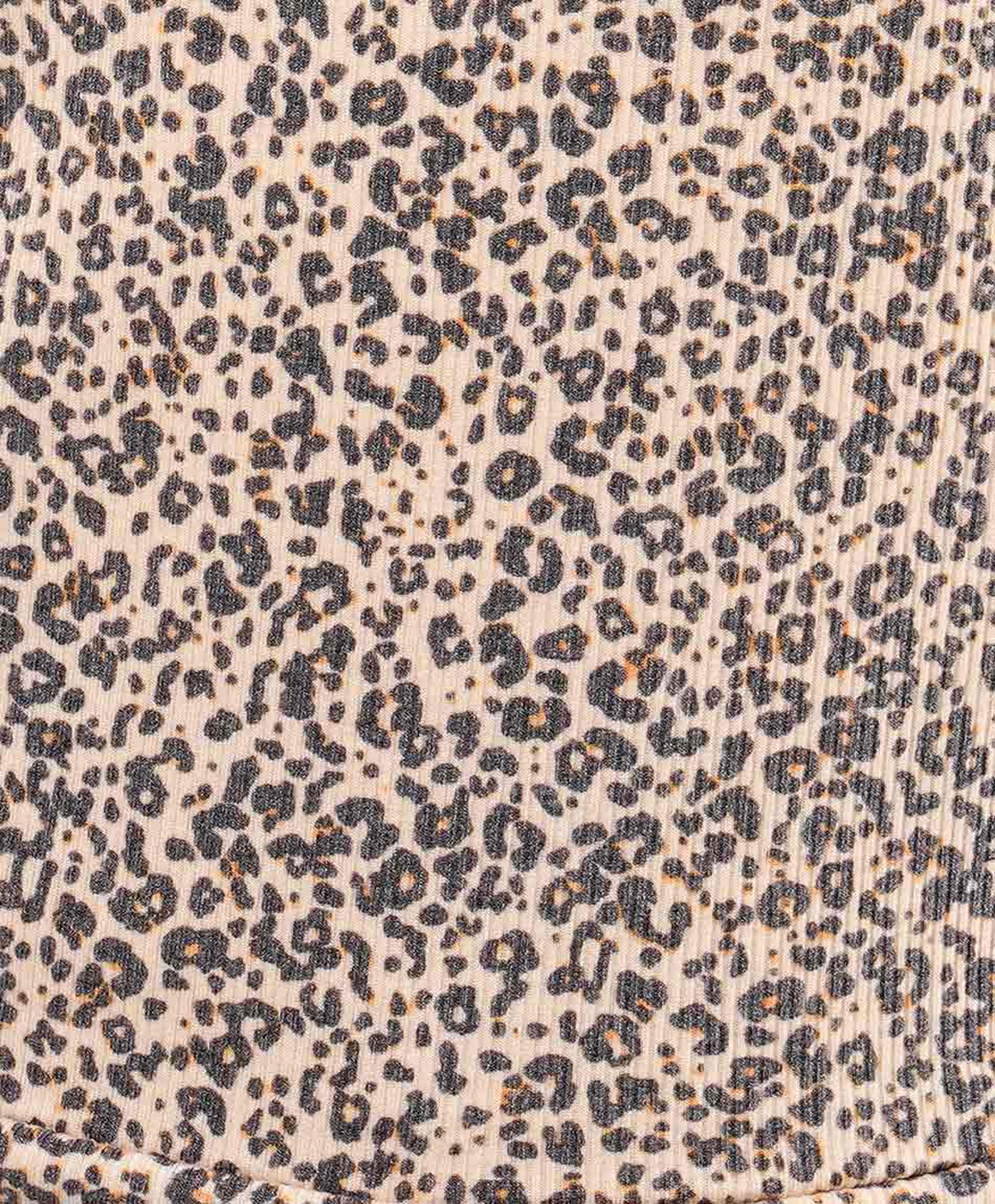 Polera mujer animal print mini cuello Polera mujer animal print mini cuello