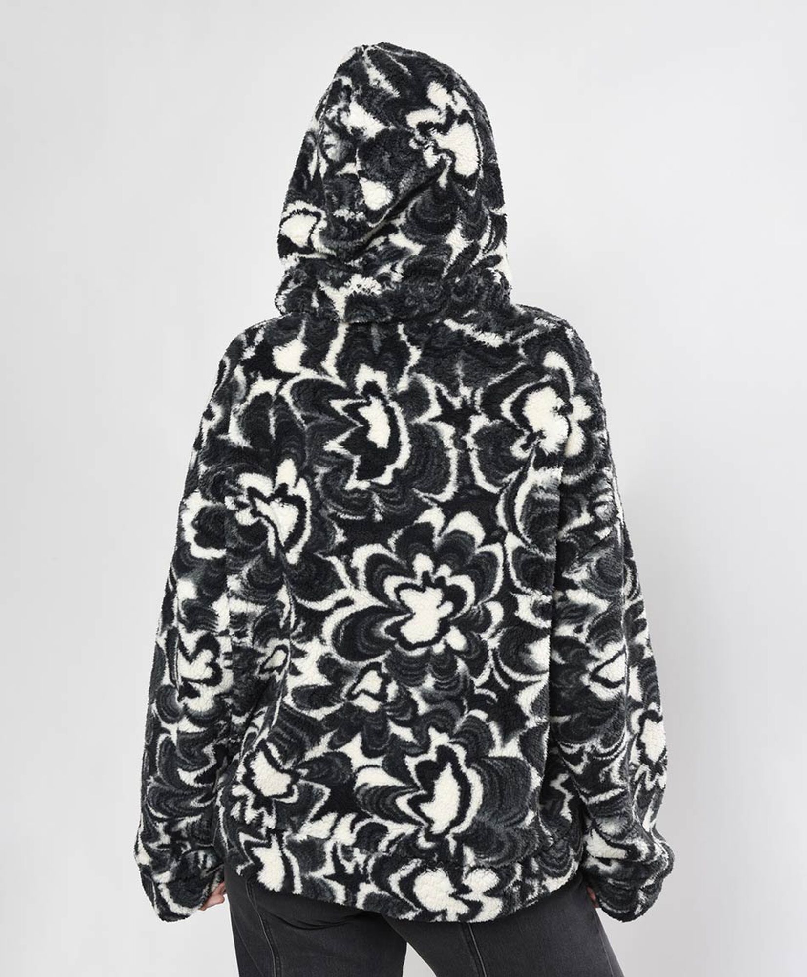 Polar mujer chiporro estampado Polar mujer chiporro estampado