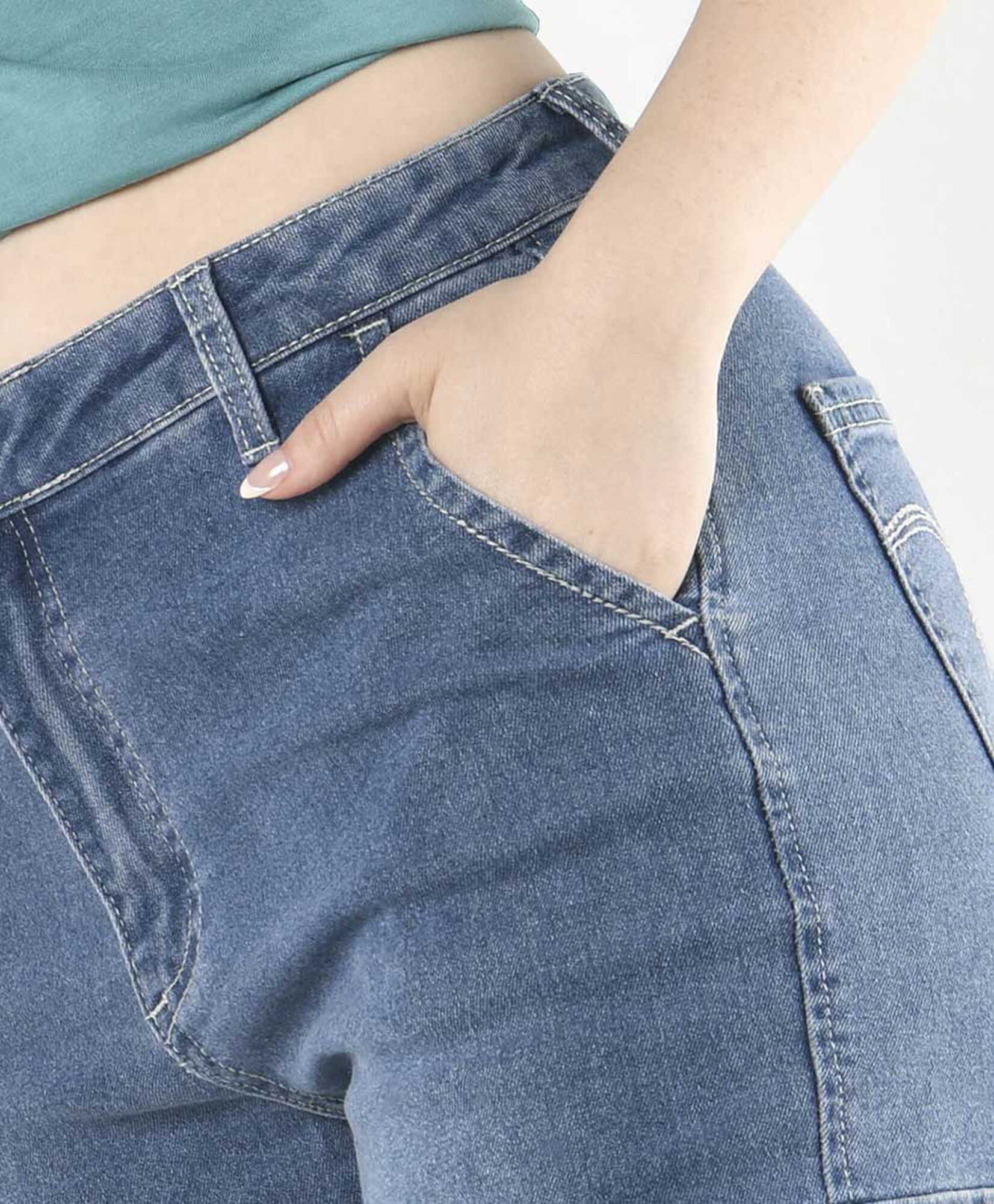 Jeans mujer cargo Jeans mujer cargo