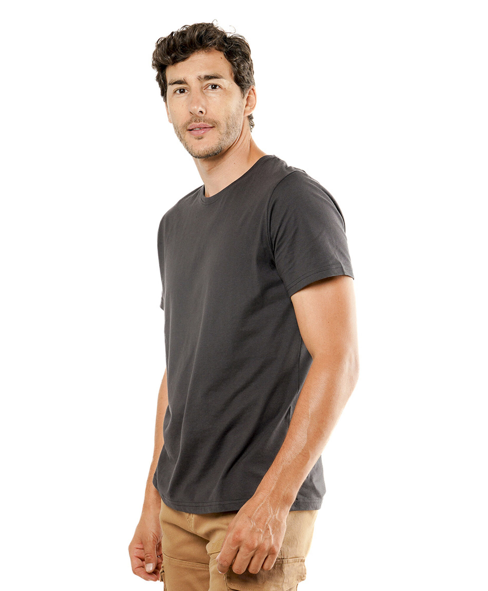 Polera hombre lisa básica colores Polera hombre lisa básica colores