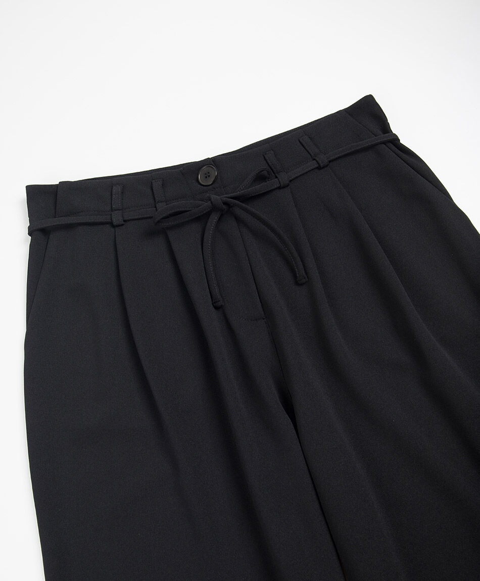 Pantal&oacute;n mujer recto lazos