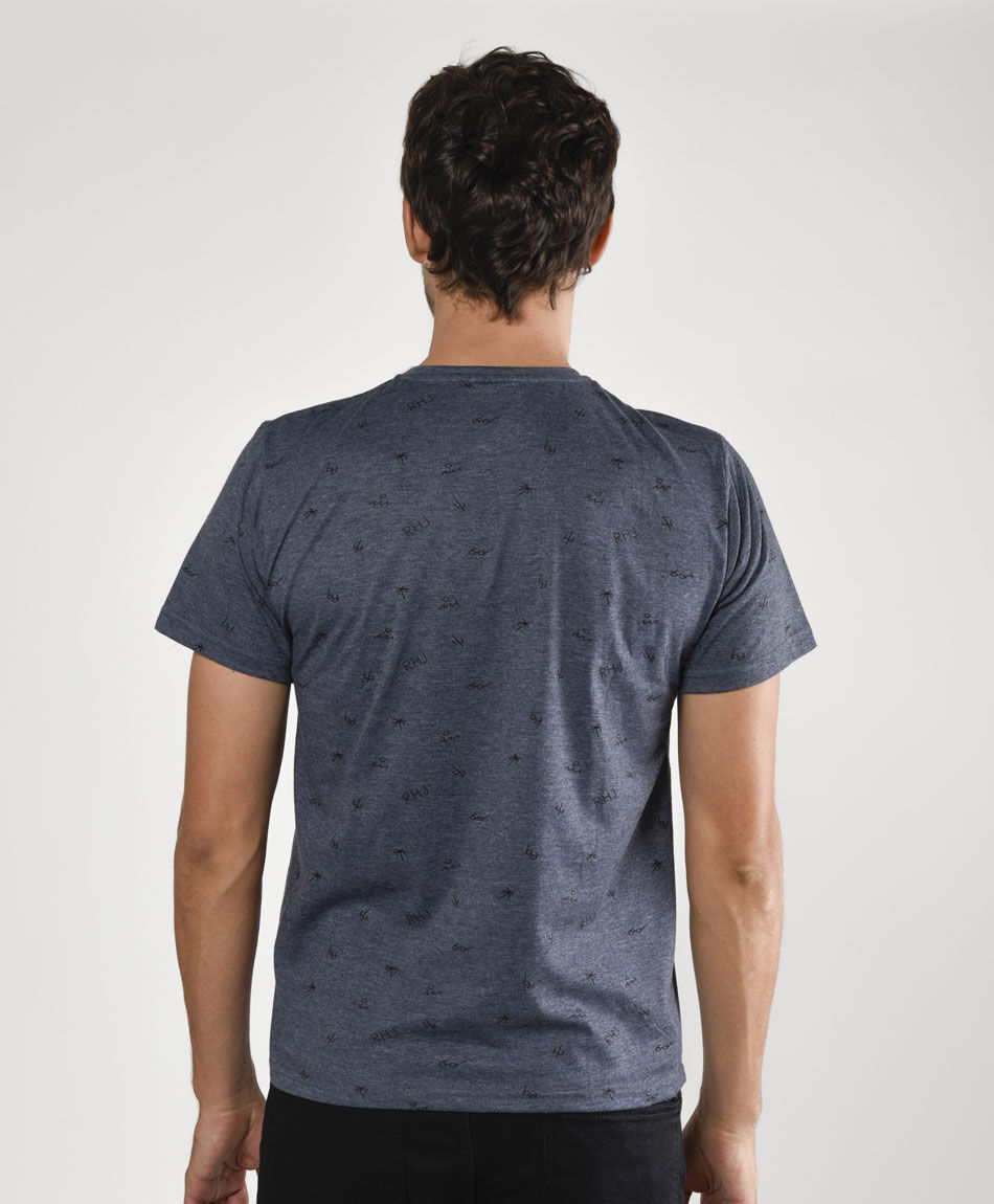 Polera manga corta cuello redondo