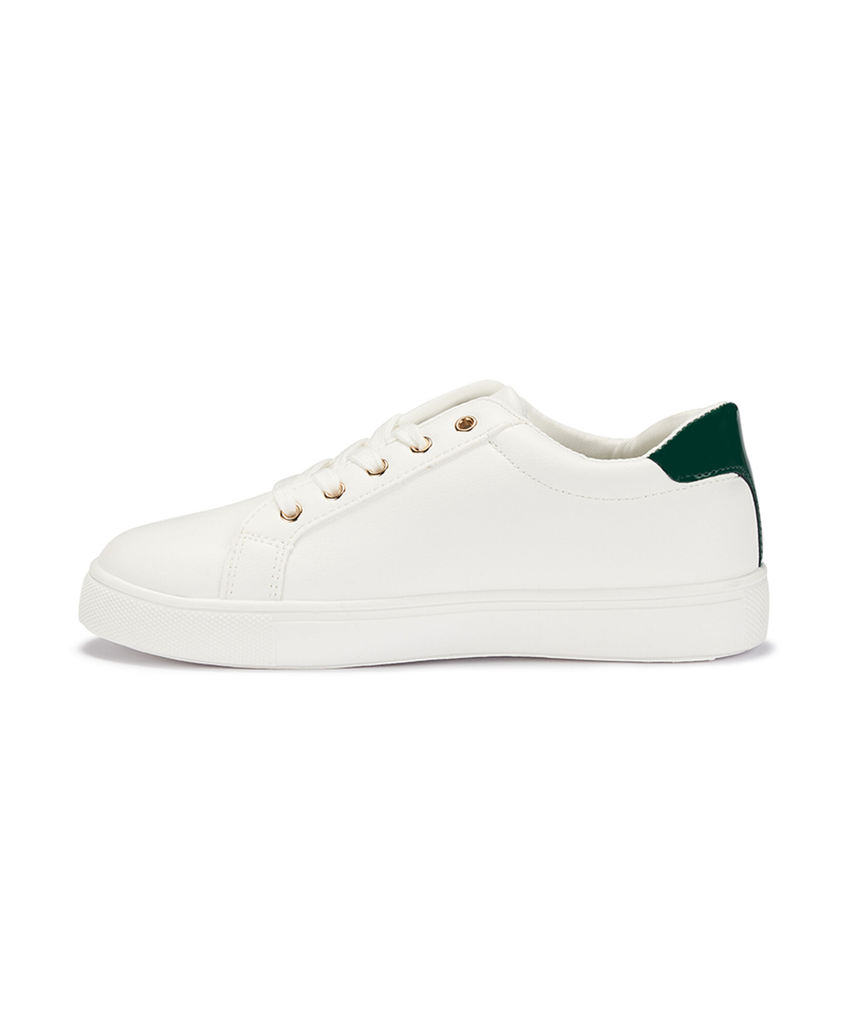 Zapatilla mujer línea verde roja Zapatilla mujer línea verde roja