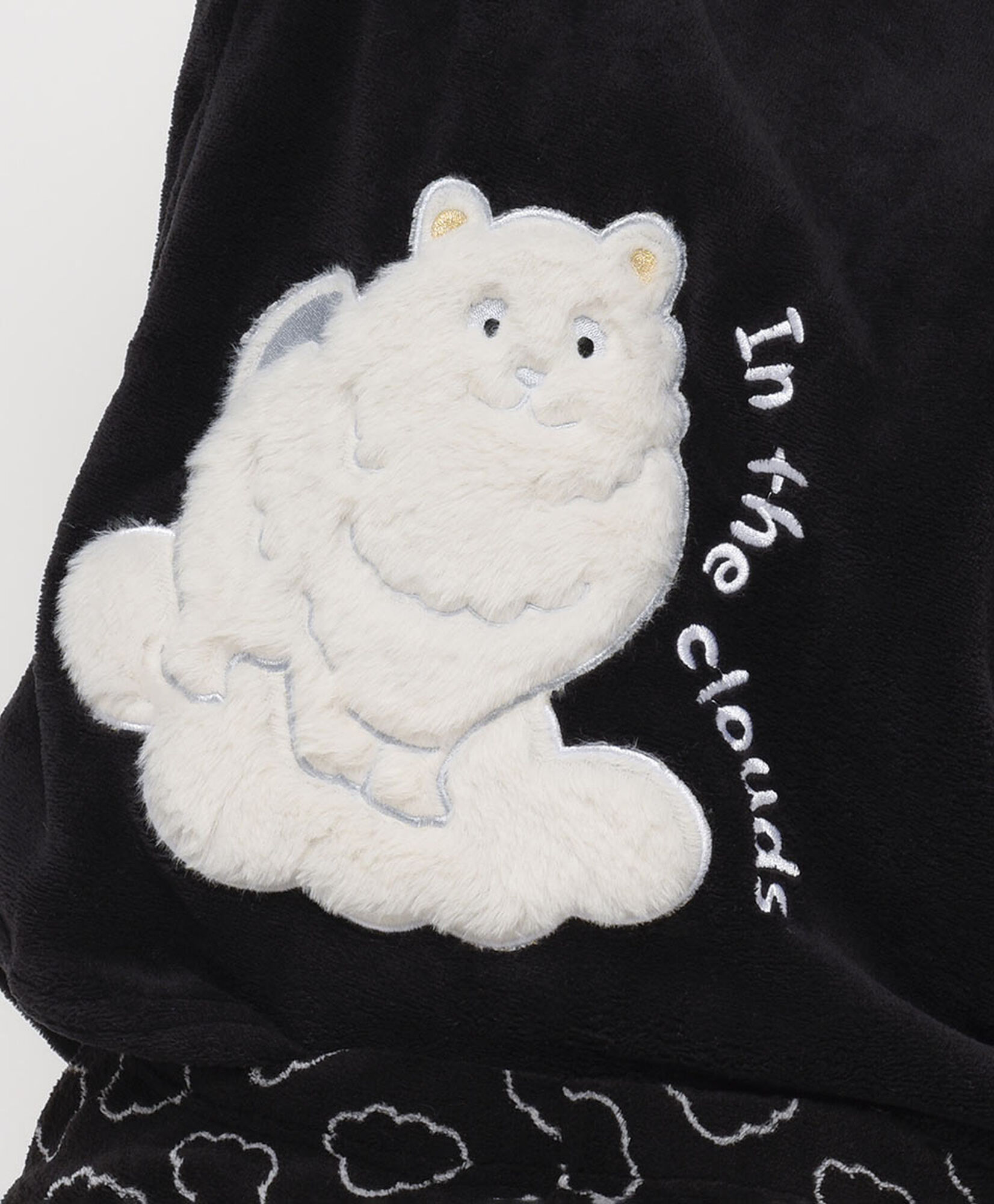 Pijama mujer polar perro blanco Pijama mujer polar perro blanco