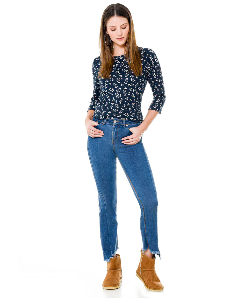 Jeans desflecado