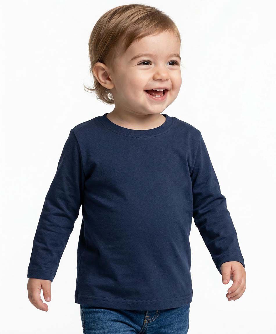 Polera beb&eacute; b&aacute;sica manga larga