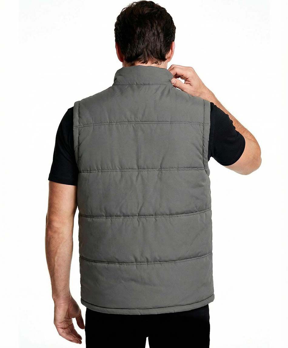 Parka hombre sin mangas dark grey