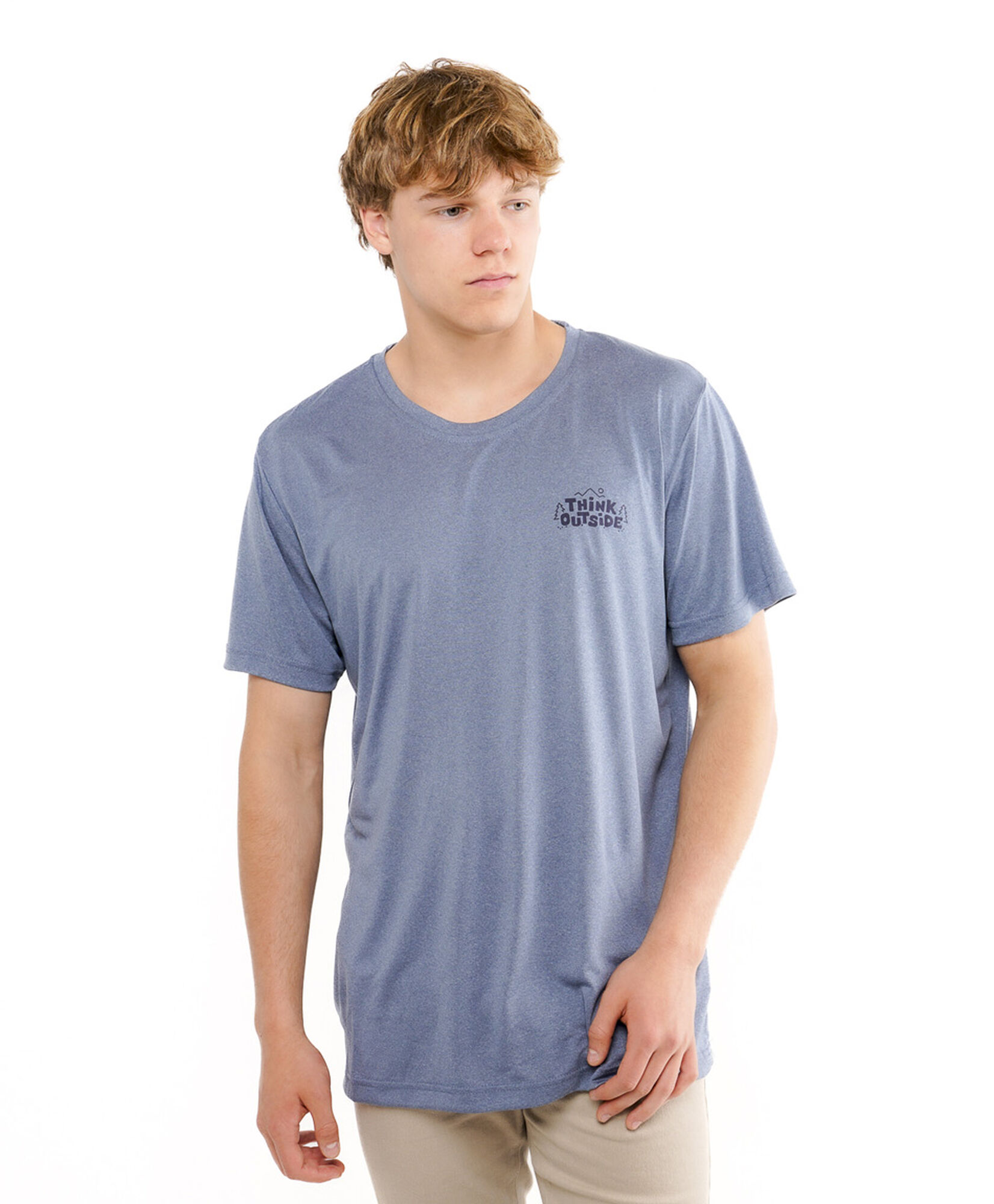 Polera hombre dry fit azul Polera hombre dry fit azul