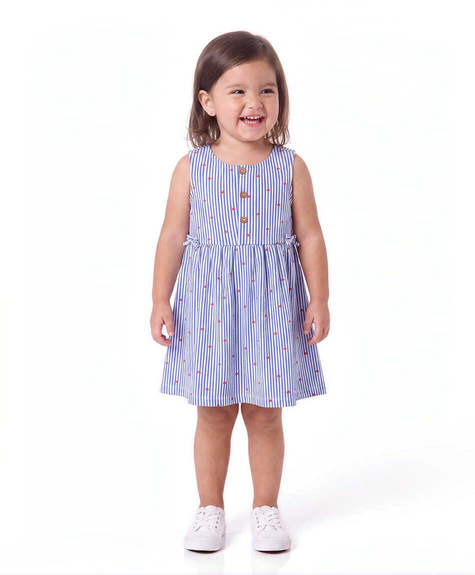 Vestido beb&eacute; l&iacute;neas