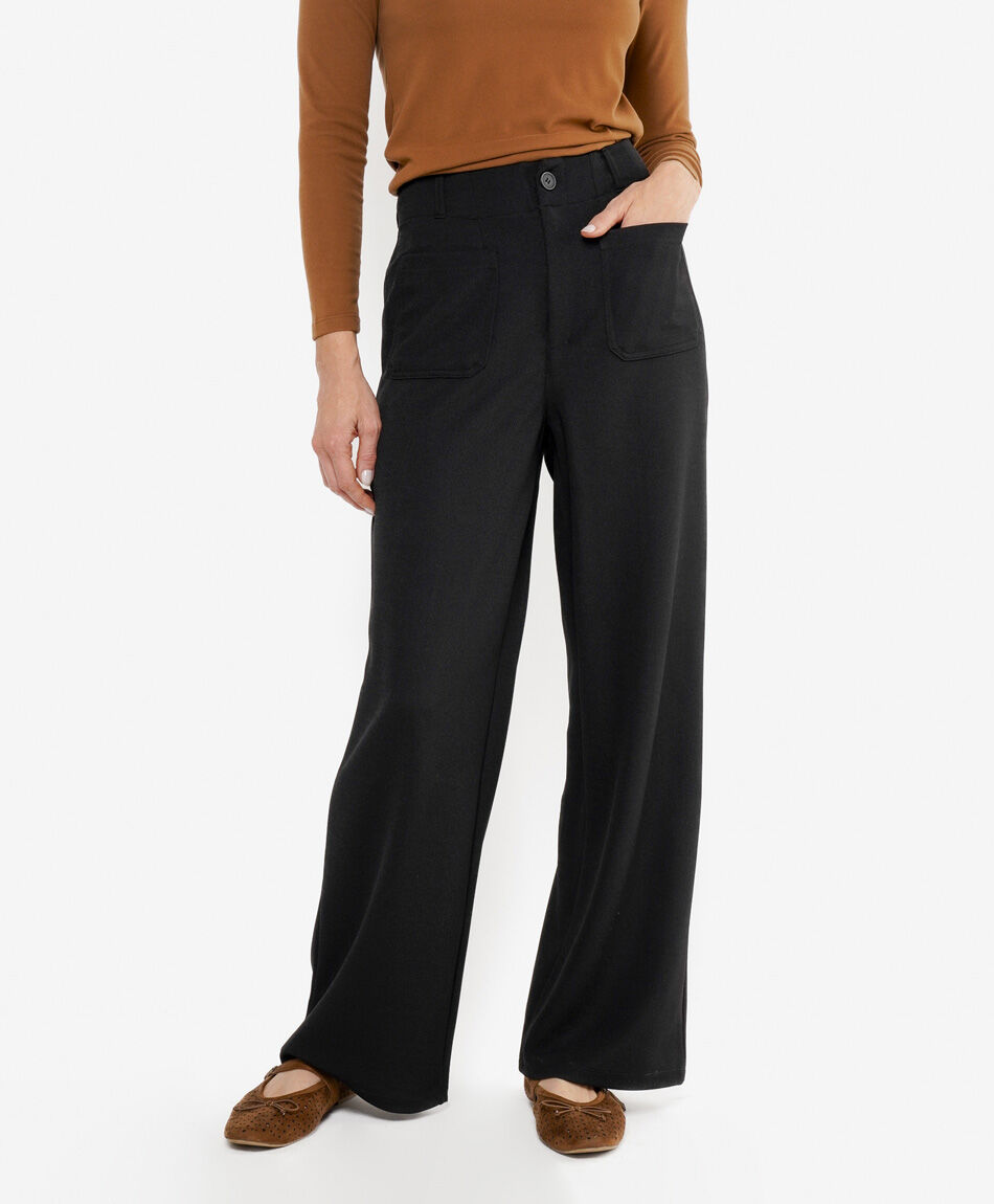 Pantal&oacute;n mujer pinzas bolsillos