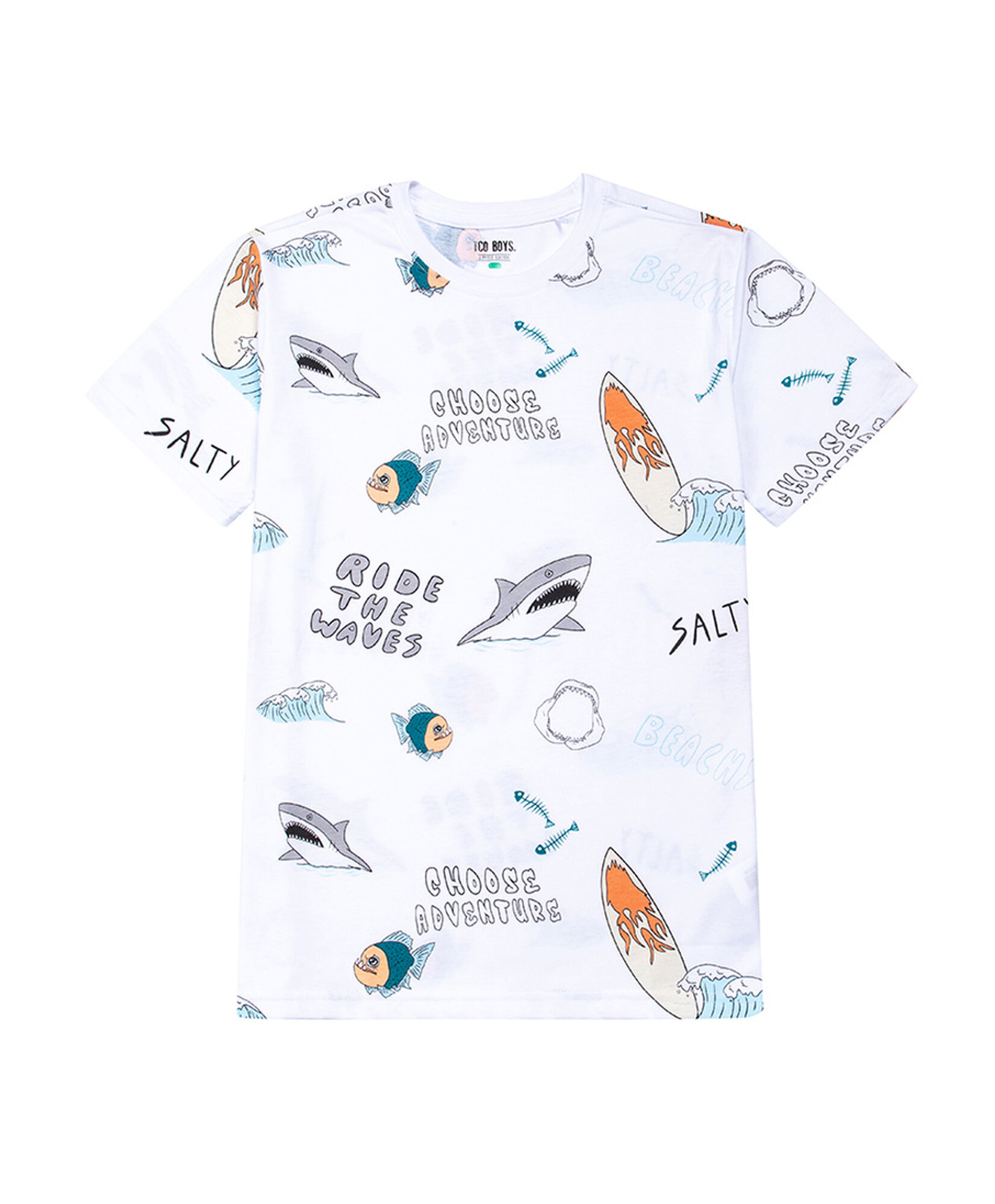 Polera niño tiburones Polera niño tiburones