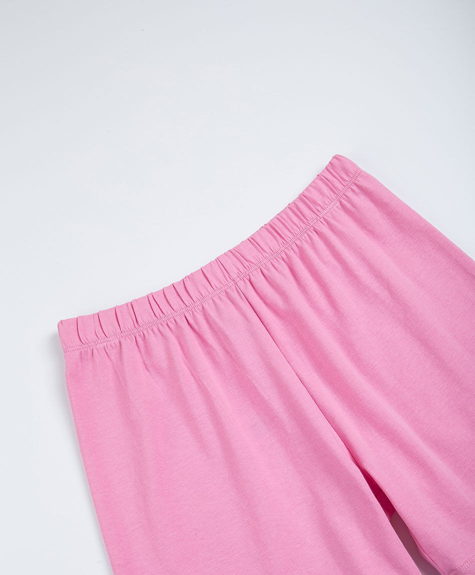 Short ni&ntilde;a biker rosado