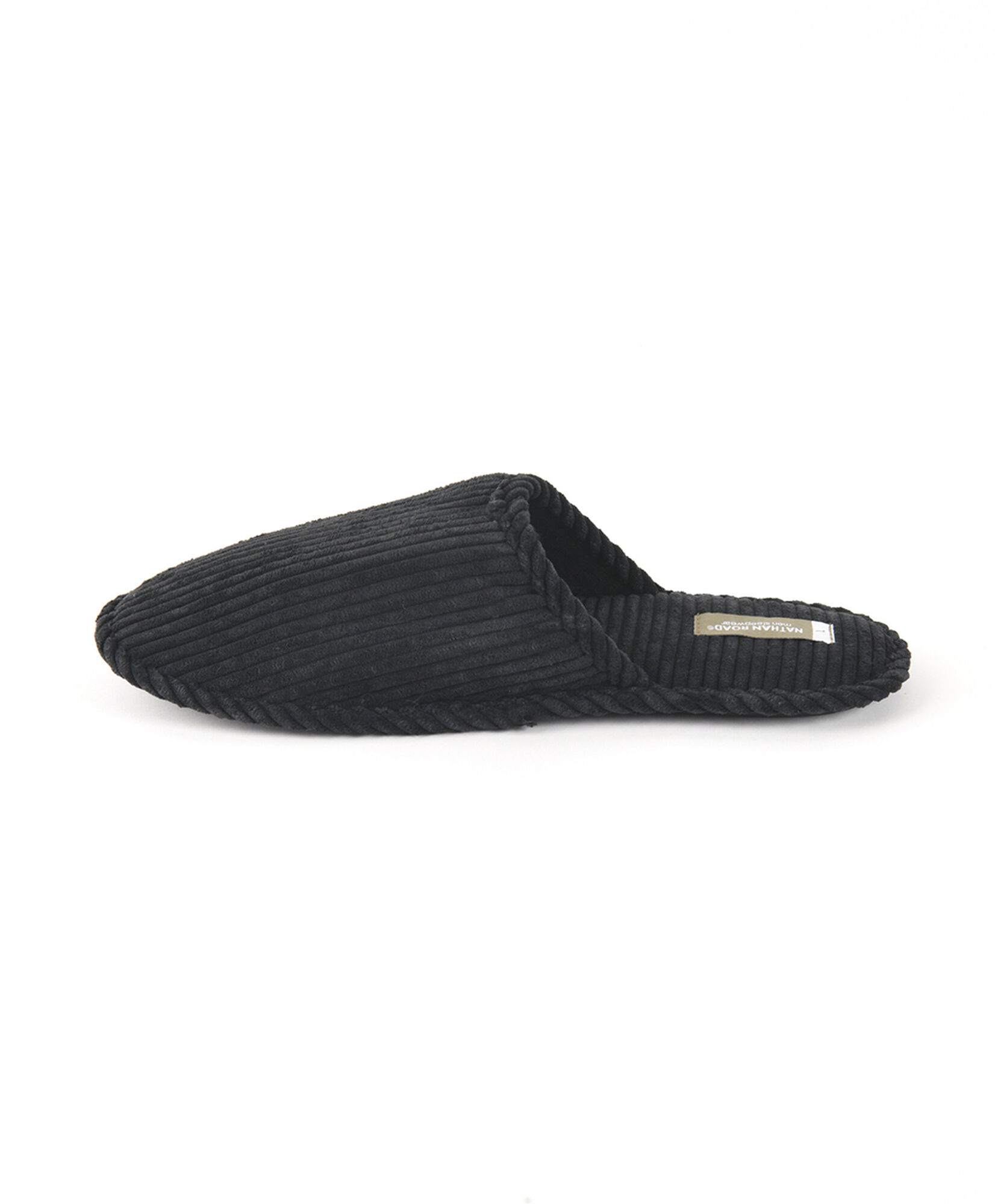 Pantufla hombre negra líneas Pantufla hombre negra líneas