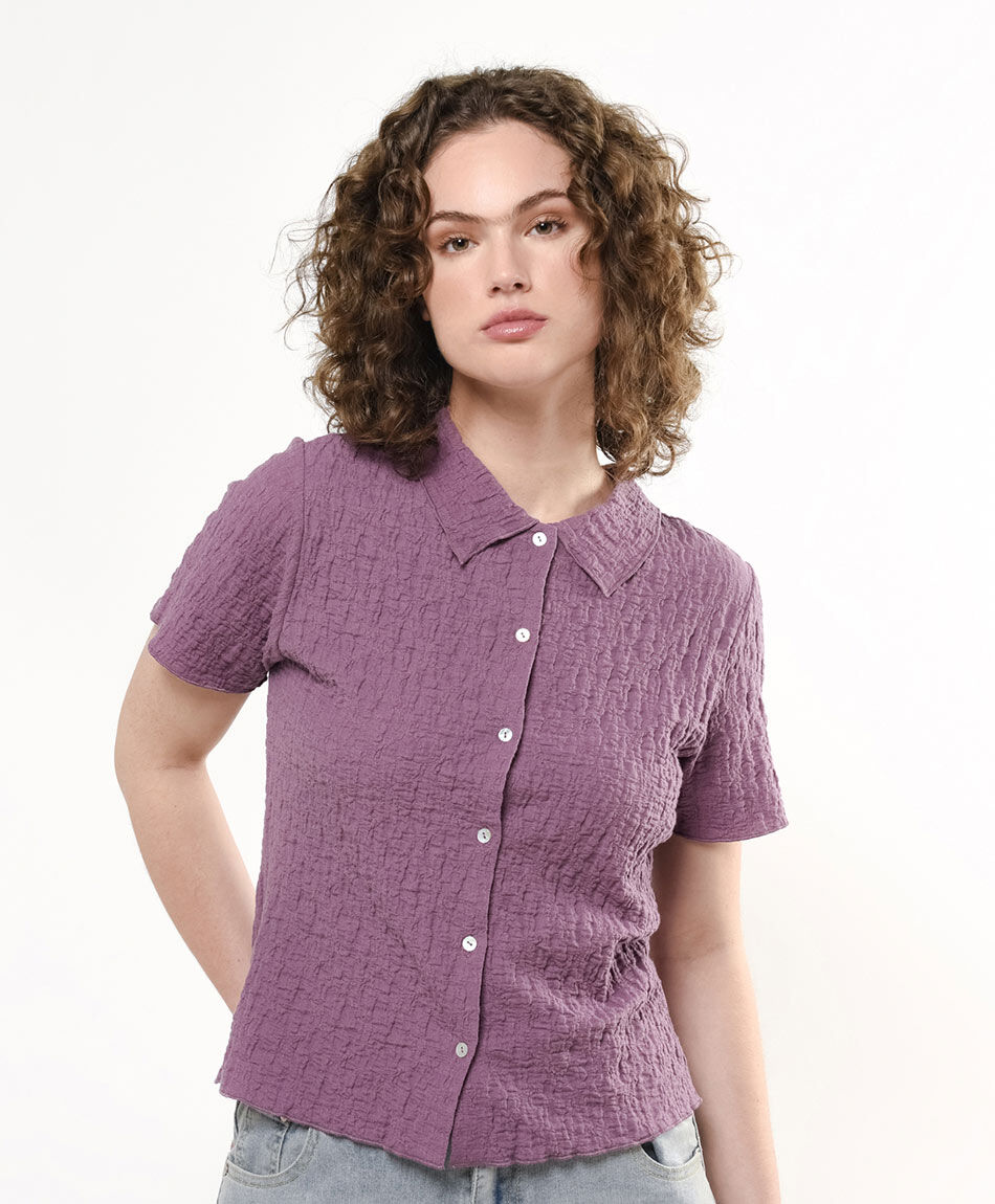 Blusa mujer texturas
