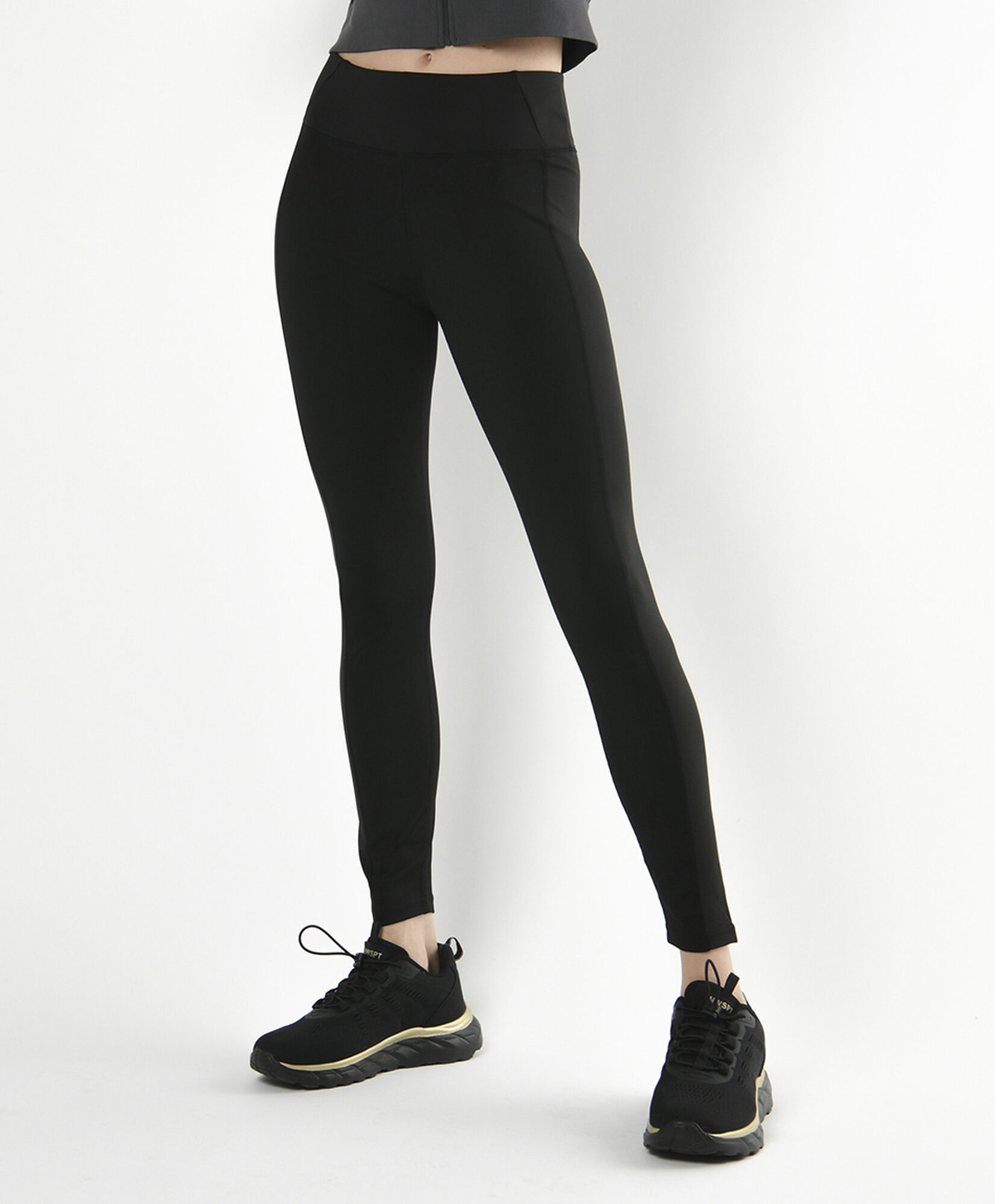 Calza deportiva mujer lisa negra Calza deportiva mujer lisa negra