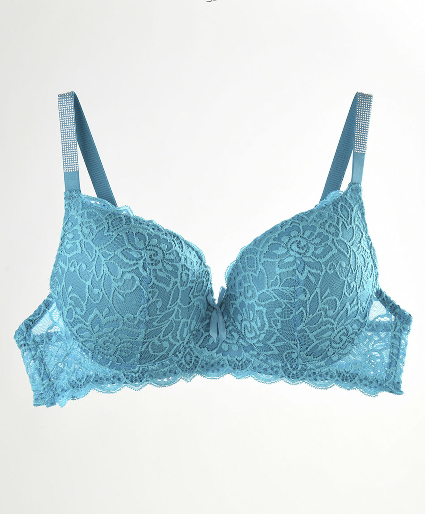 Sostén mujer push up encajes brillos Sostén mujer push up encajes brillos
