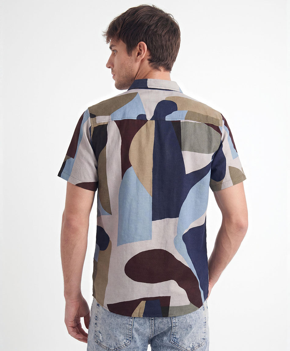 Camisa hombre lino dise&ntilde;o