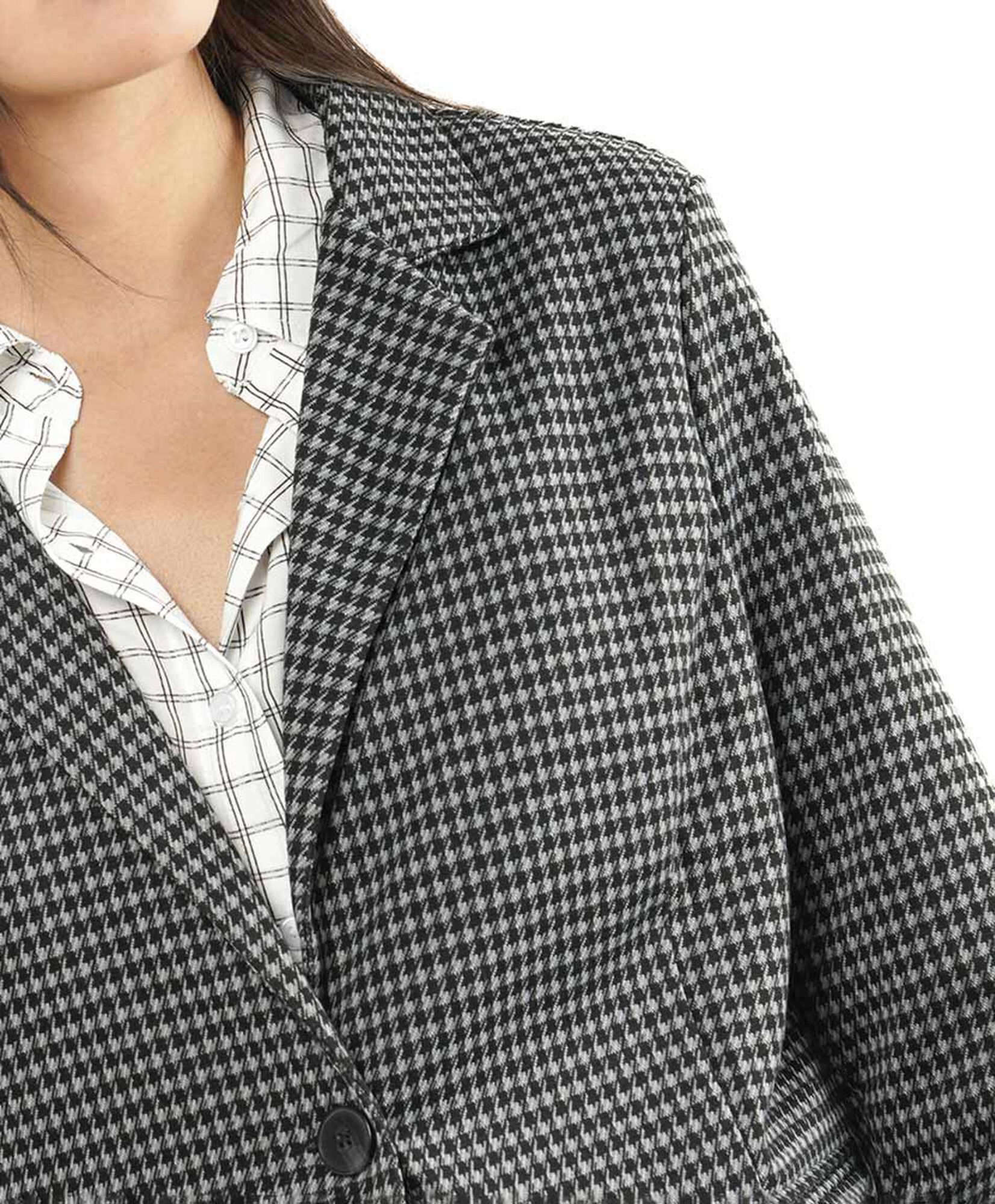 Blazer mujer pied de poule Blazer mujer pied de poule