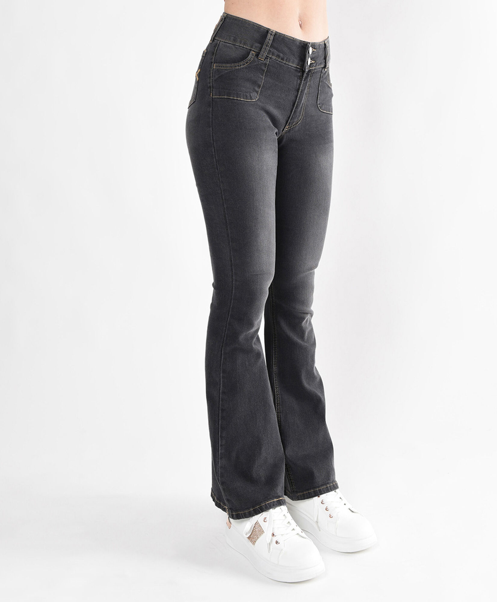 Jeans mujer desgastes flare Jeans mujer desgastes flare
