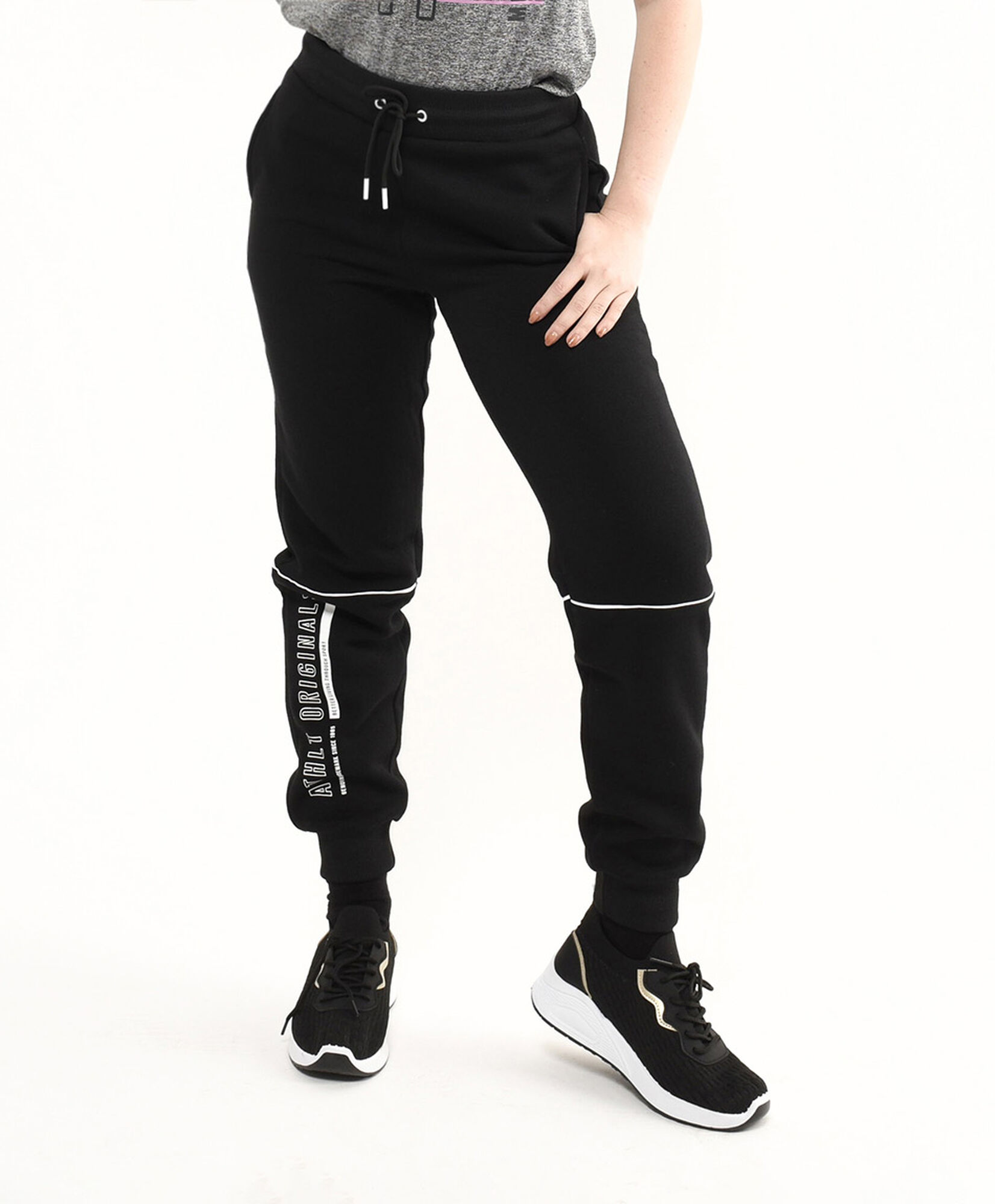 Pantalón deportivo mujer detalles pipping Pantalón deportivo mujer detalles pipping