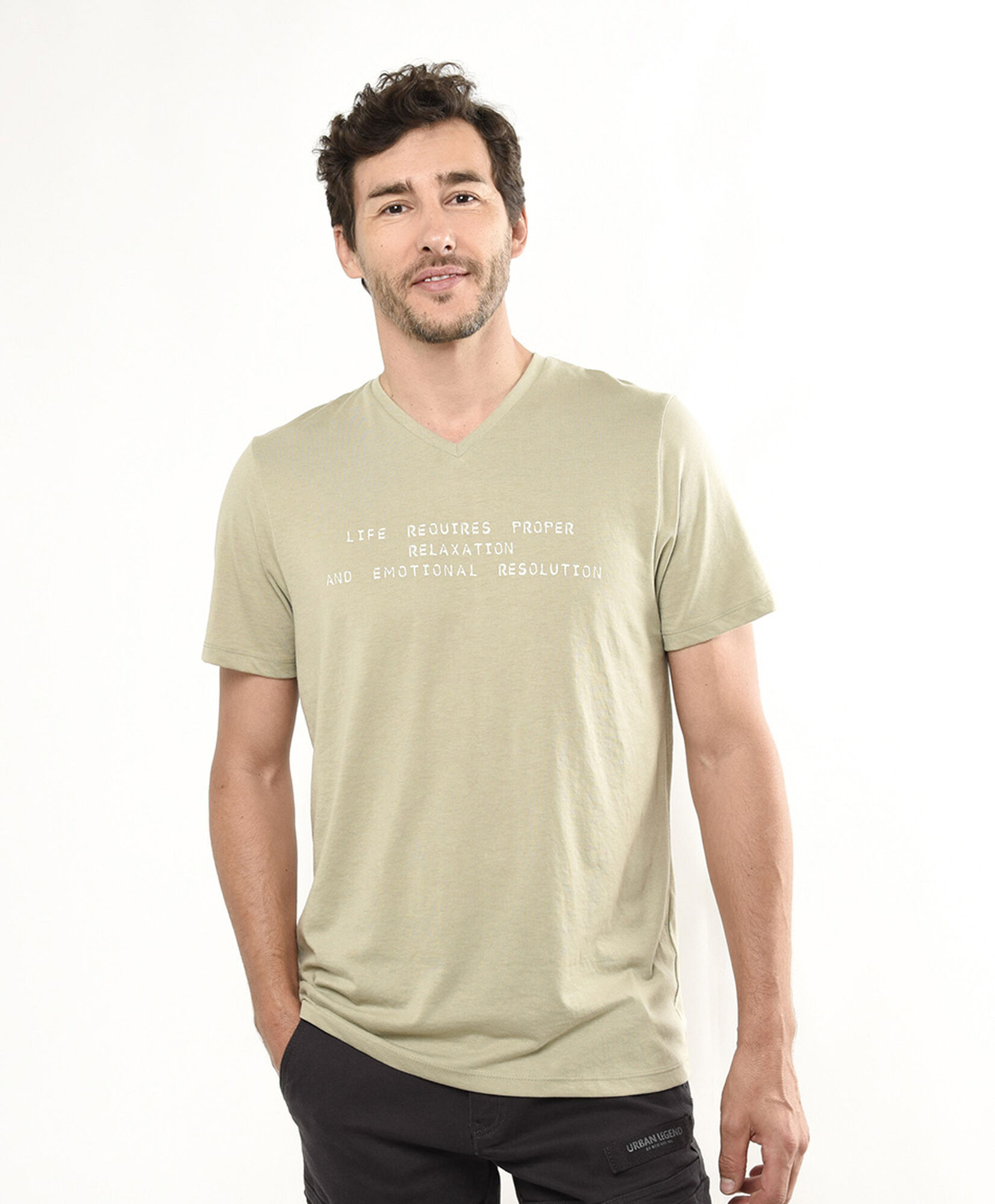 Polera hombre frase Polera hombre frase