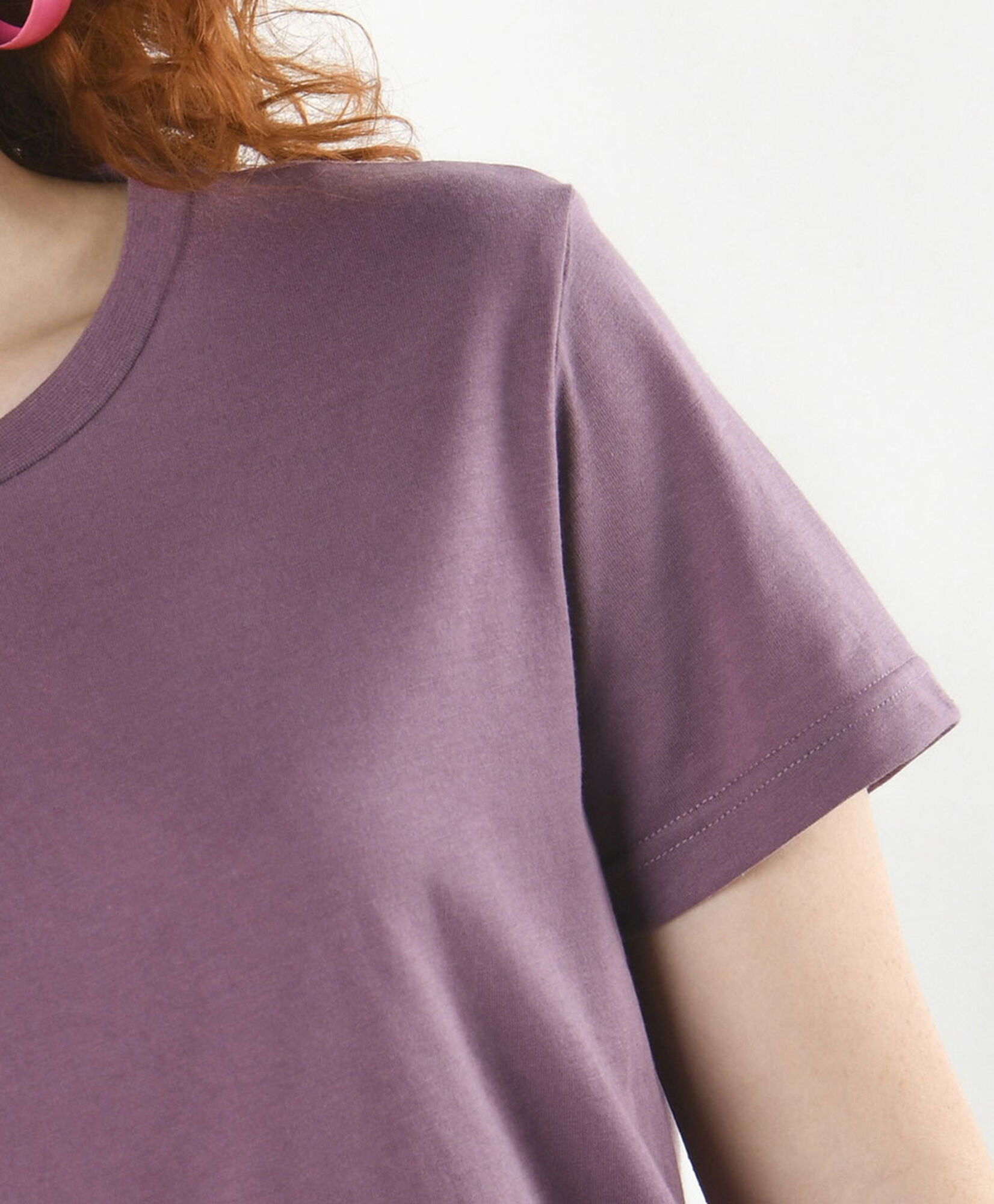 Polera mujer lisa morada Polera mujer lisa morada