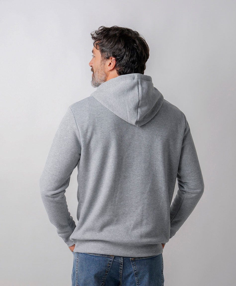 Poler&oacute;n hombre liso grey