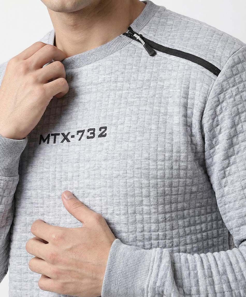 Poler&oacute;n hombre mtx gris