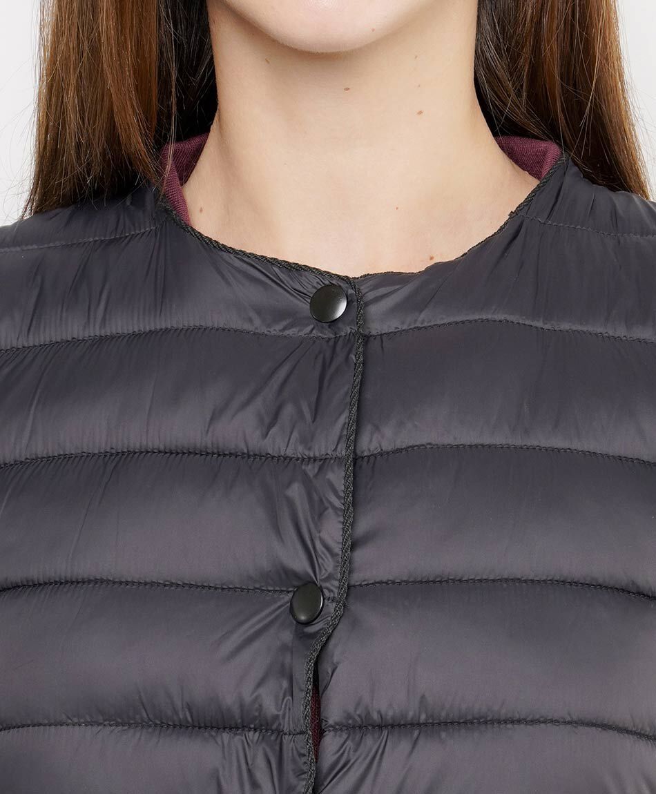 Parka mujer  puffa con botones