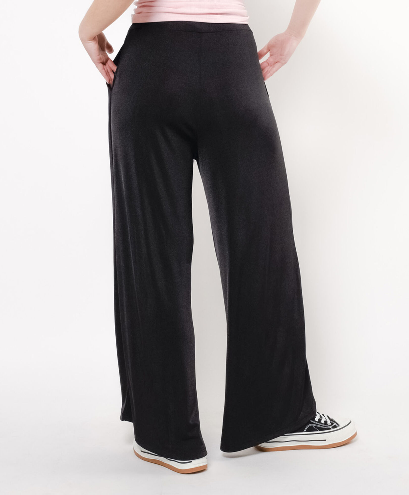 Pantalón mujer acanalado palazzo Pantalón mujer acanalado palazzo