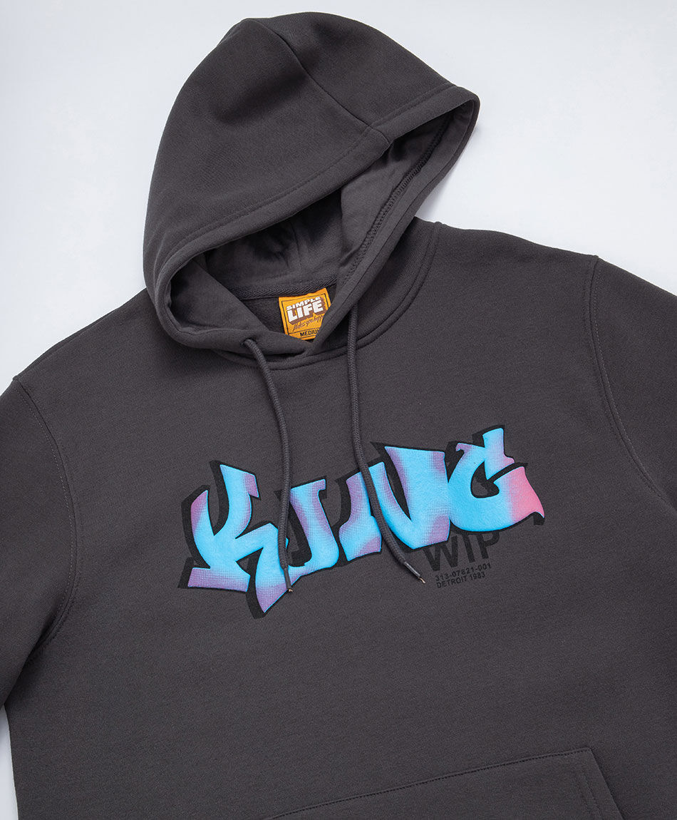 Poler&oacute;n hombre print delantero