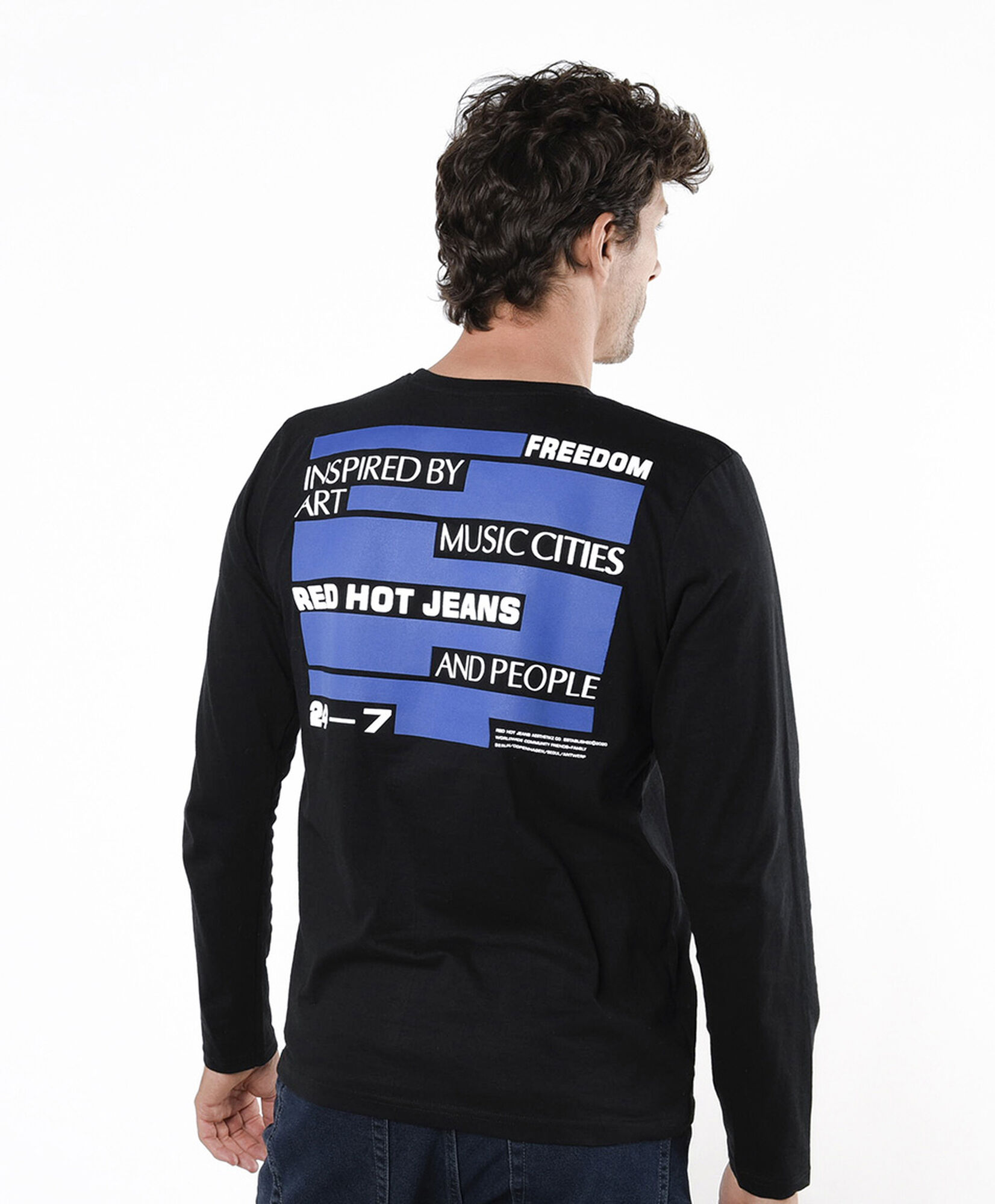 Polera hombre doble estampado energy Polera hombre doble estampado energy