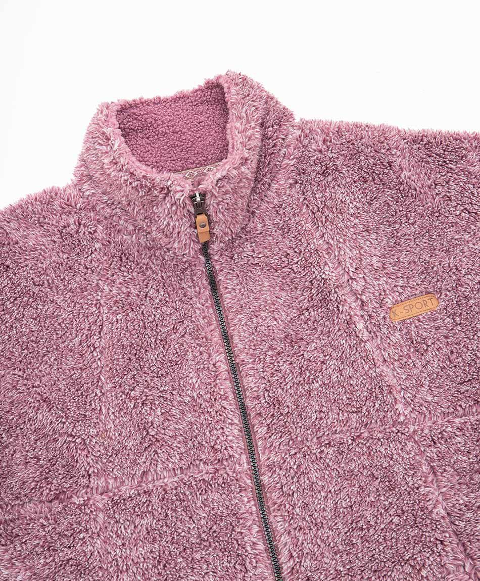 Polar deportivo mujer con cierre pink