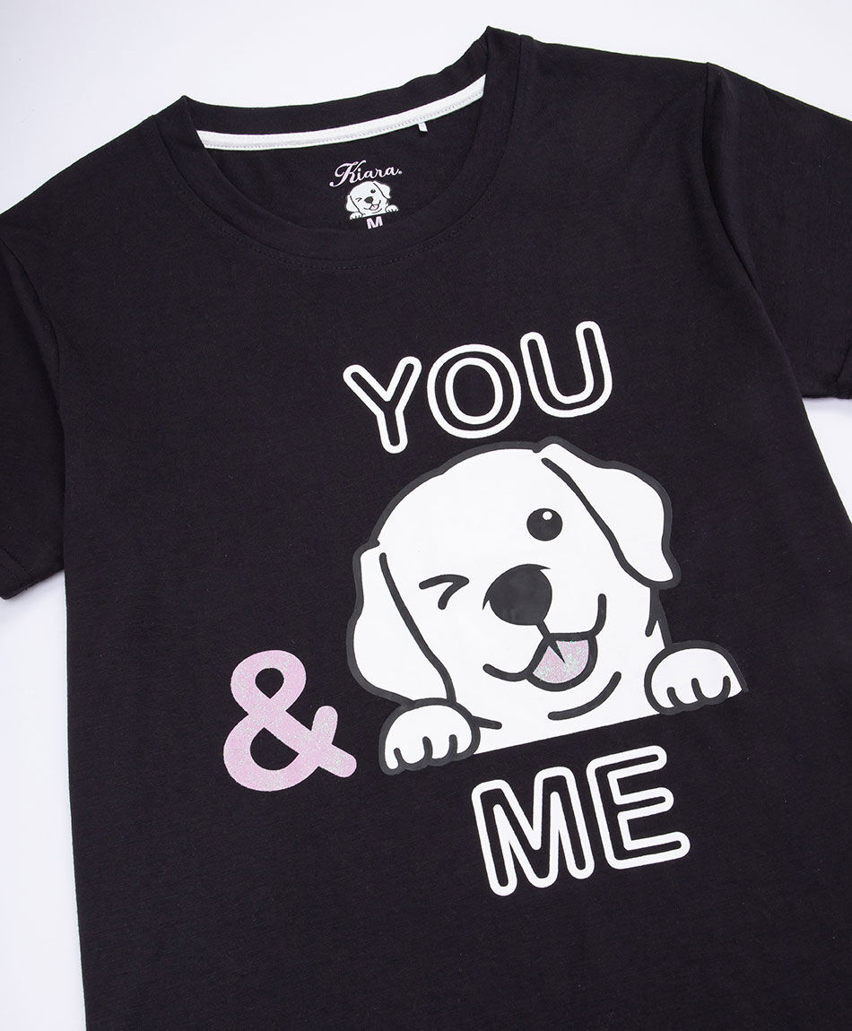 Pijama mujer estampado perrito