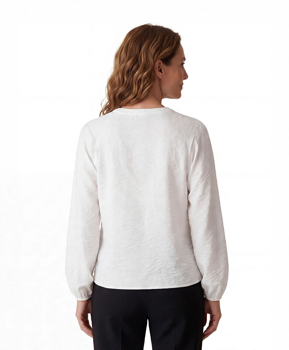 Blusa mujer detalle encaje