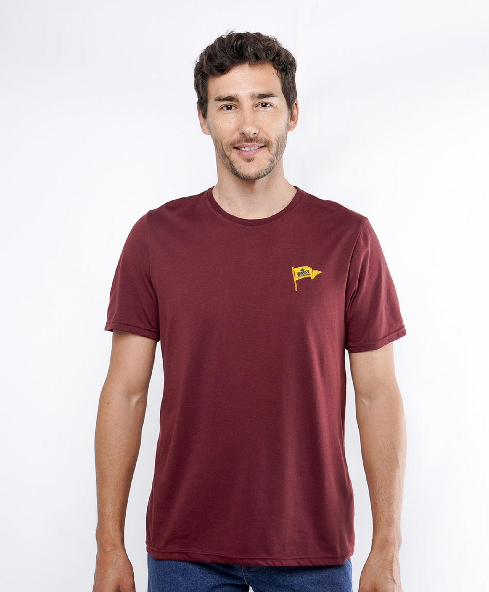 Polera hombre lisa bandera Polera hombre lisa bandera