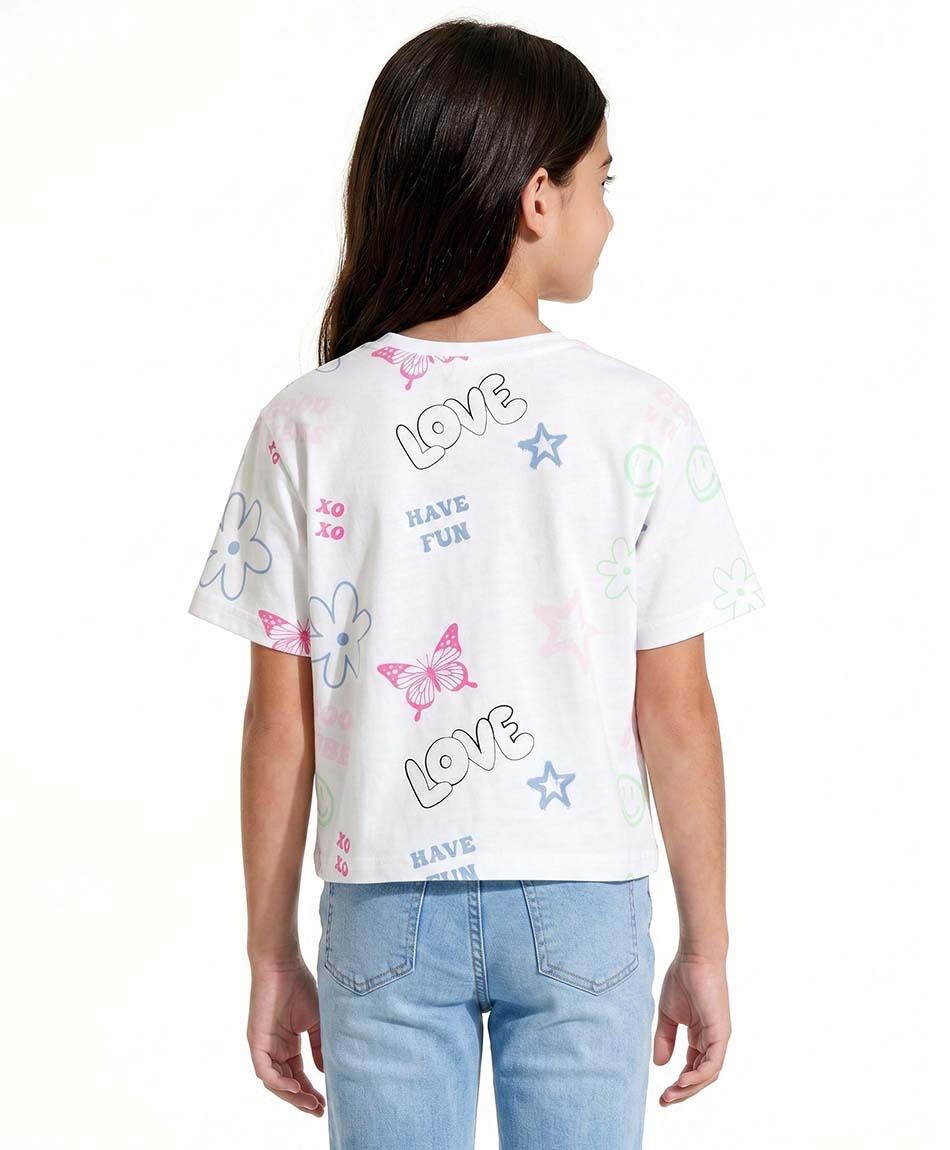 Polera ni&ntilde;a dibujos