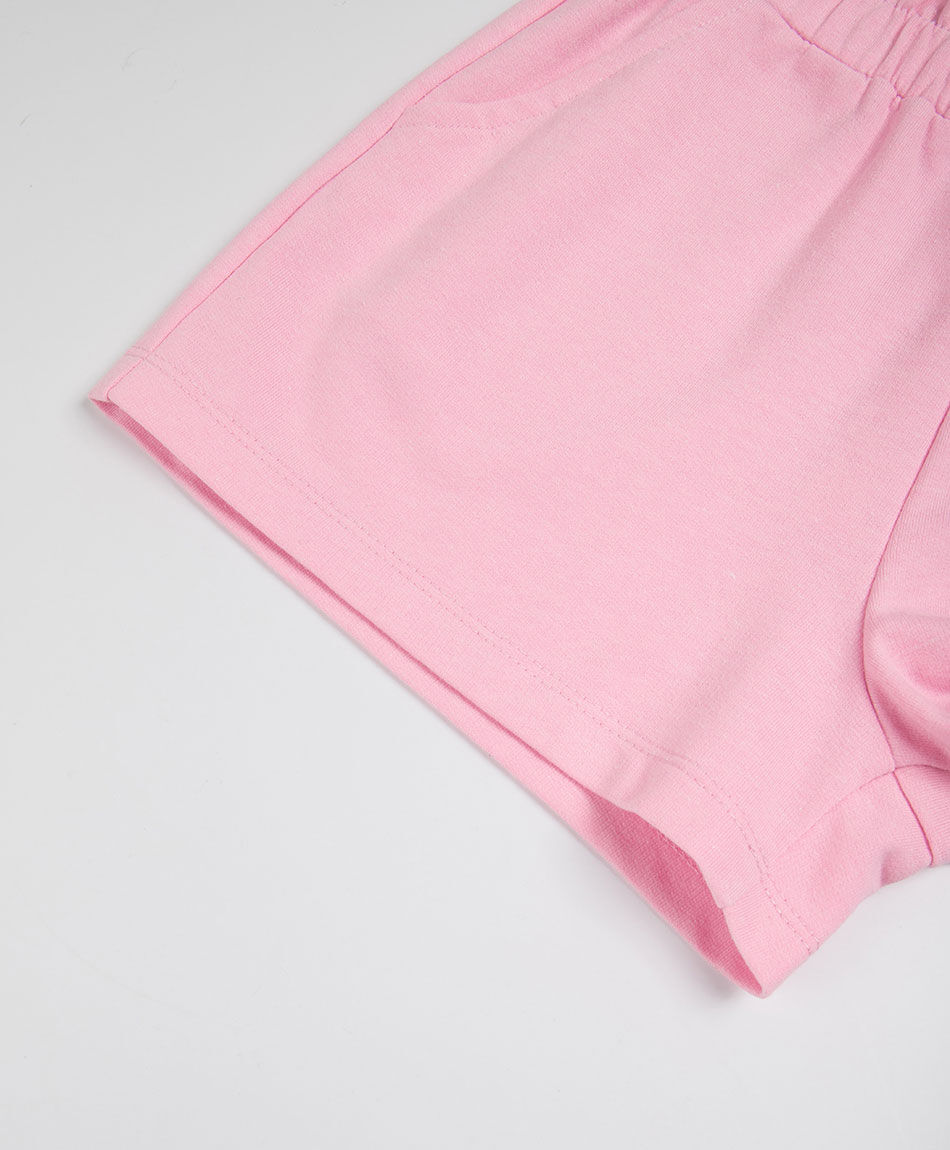 Short ni&ntilde;a rosado