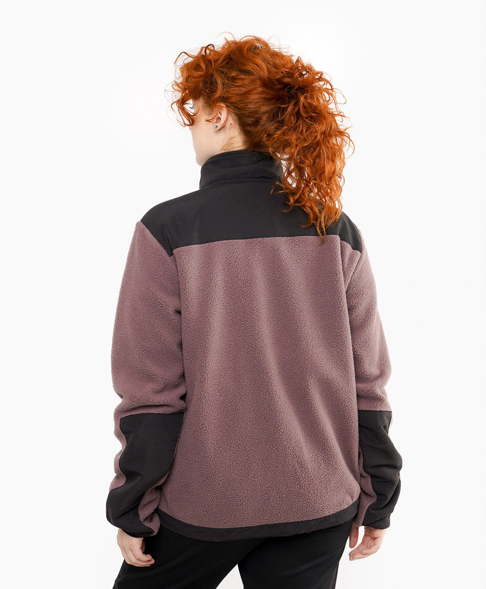 Polar mujer fleece mix  morado