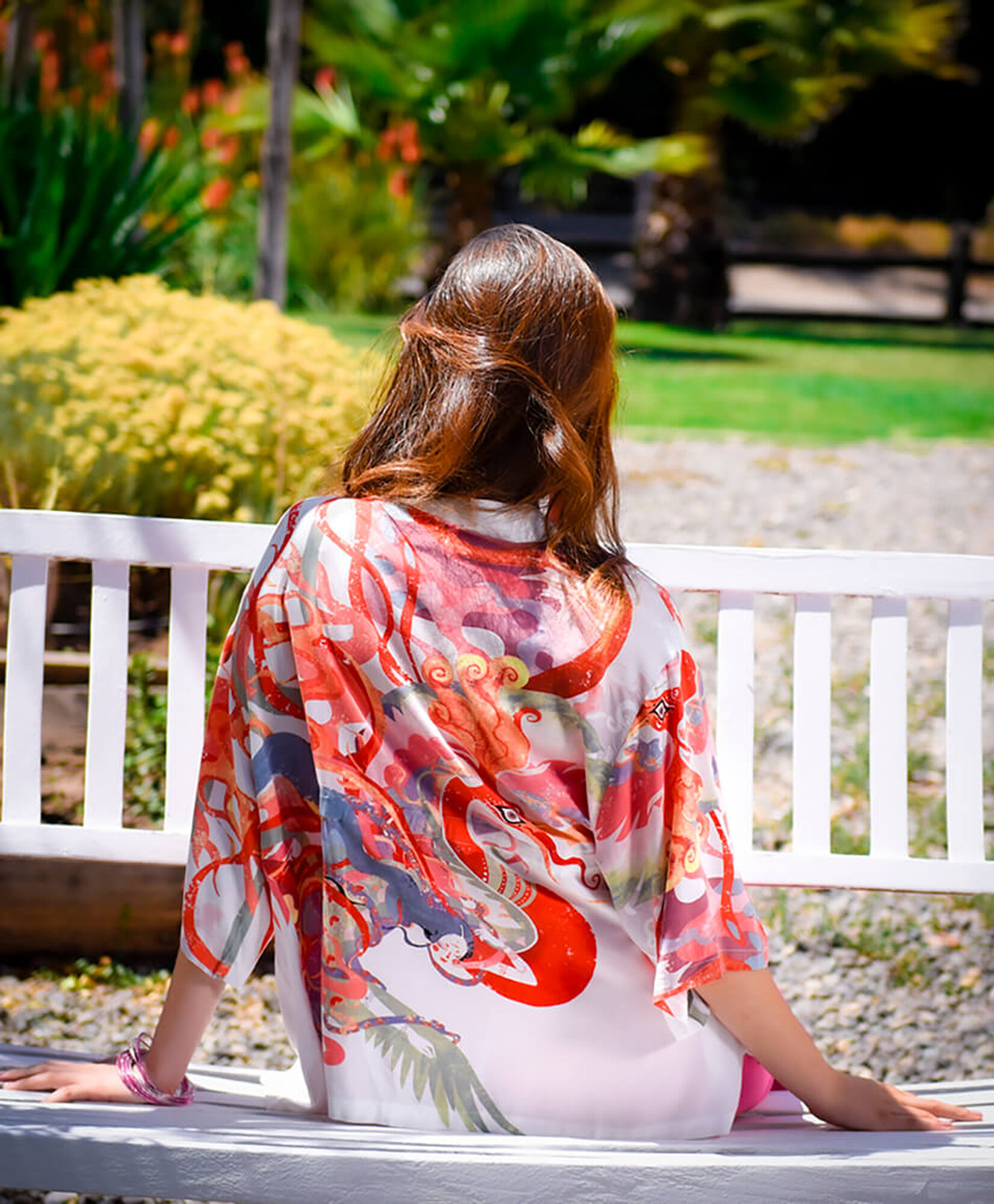 Kimono manga al codo Kimono manga al codo