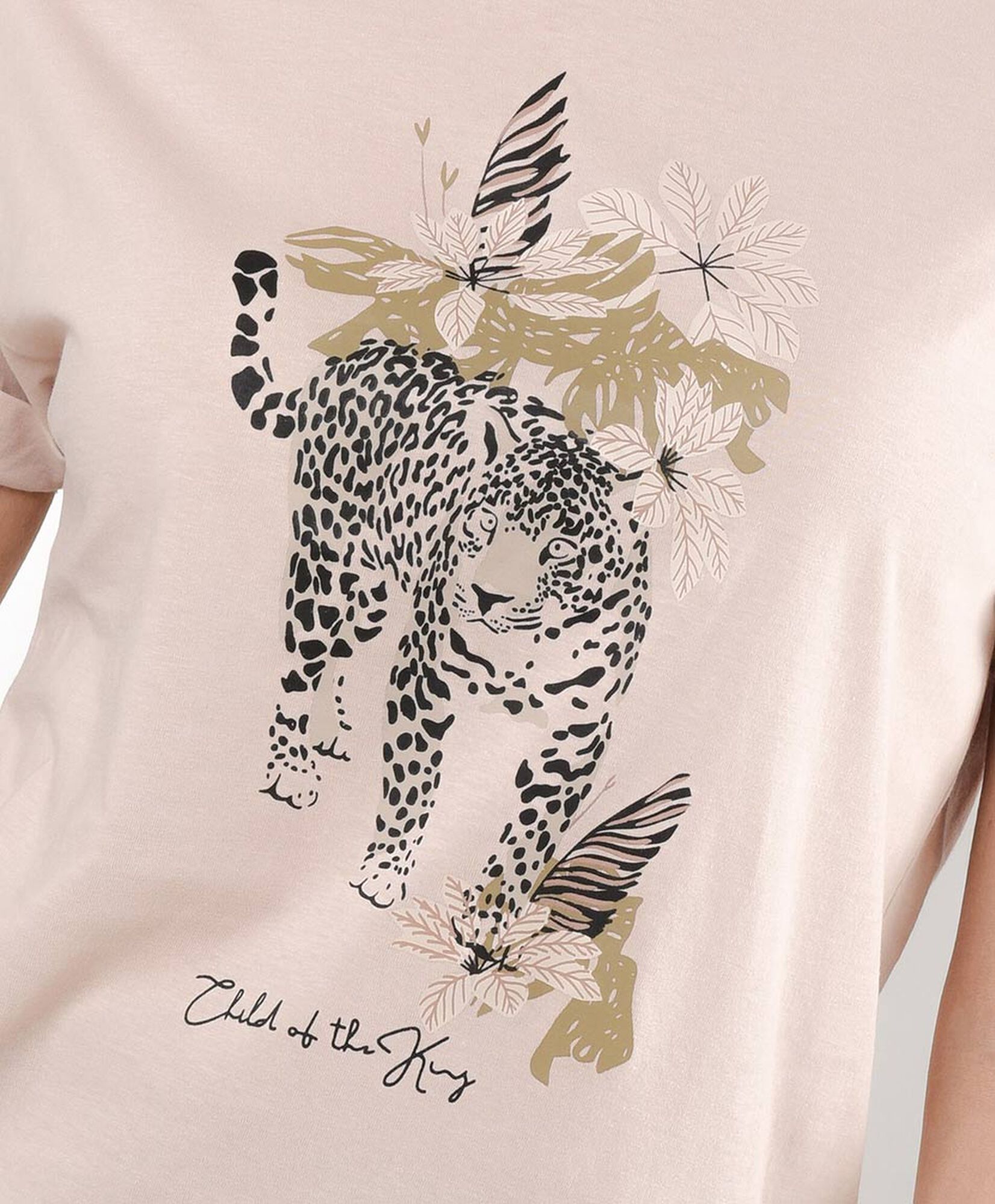Polera mujer estampado leopardo Polera mujer estampado leopardo