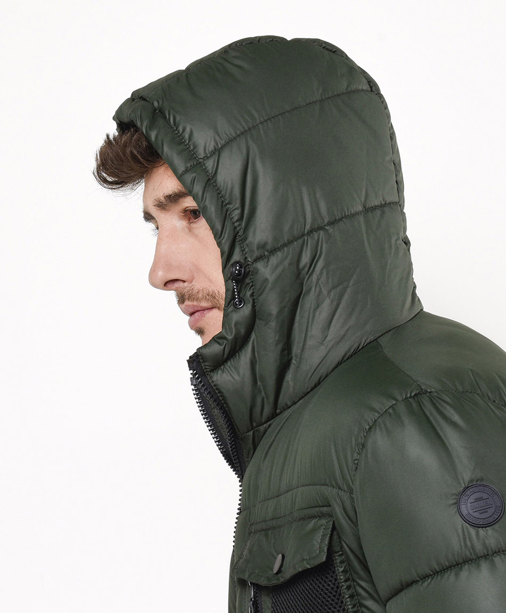 Parka hombre bolsillo verde Parka hombre bolsillo verde