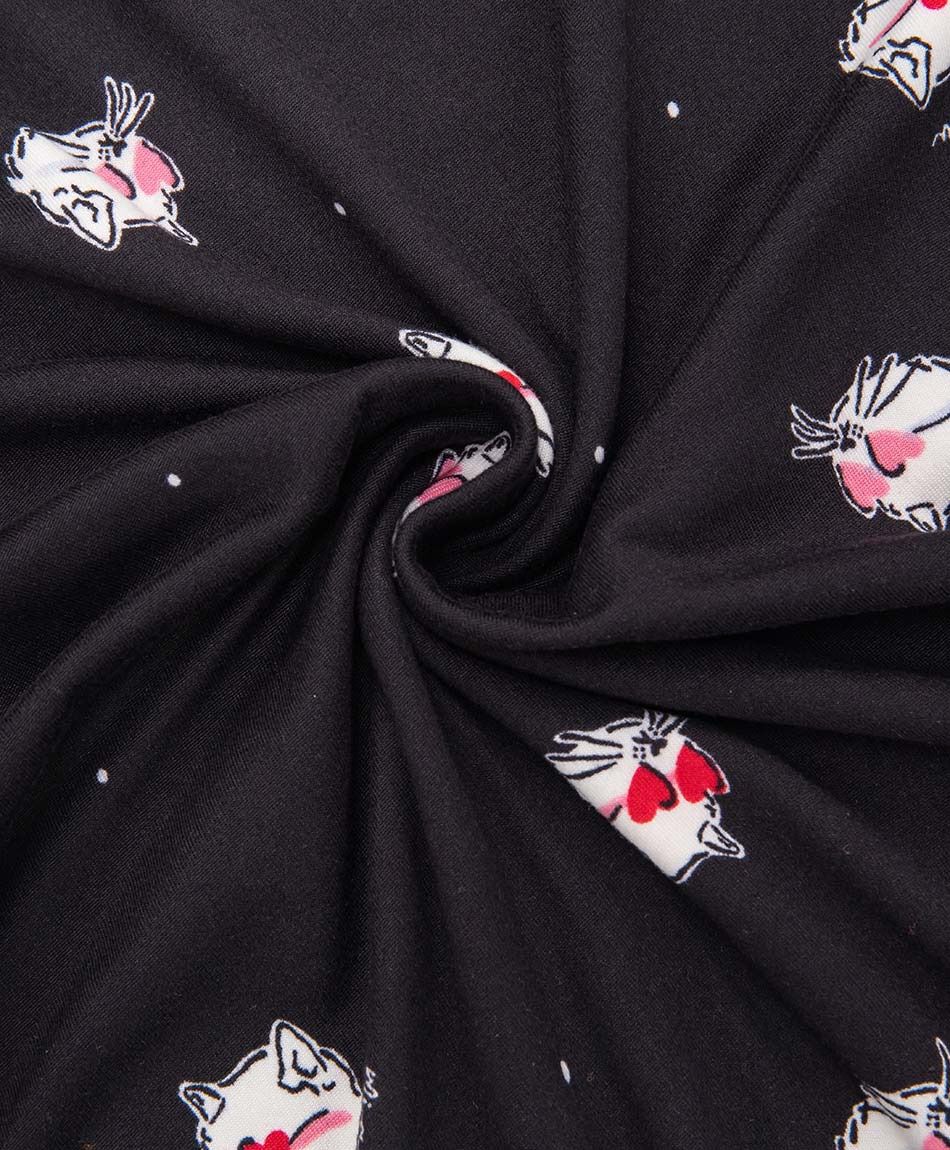 Camisola mujer botones gatitos